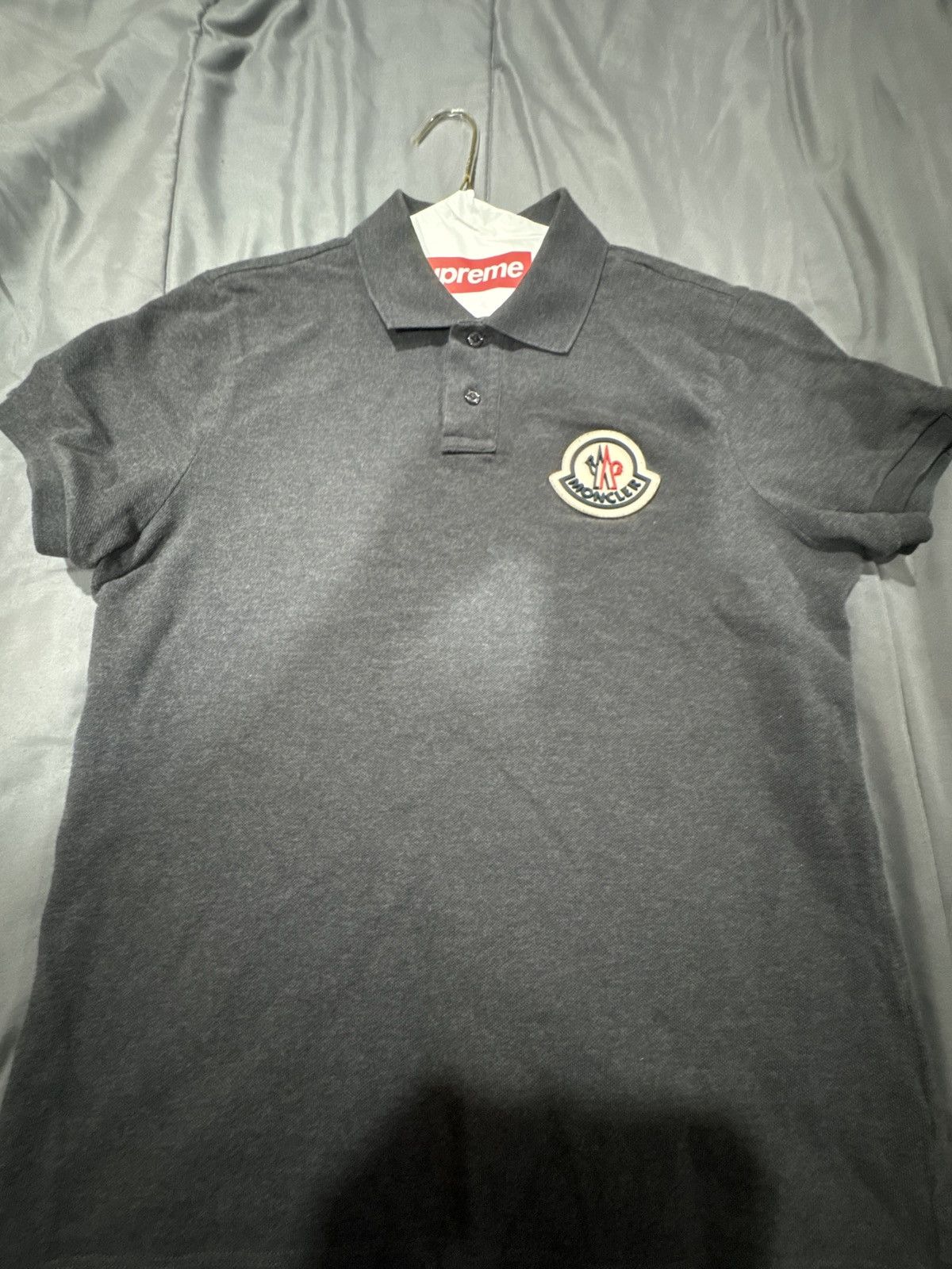 Moncler moncler big logo polo shirt Size US S / EU 44-46 / 1 - 1 Thumbnail