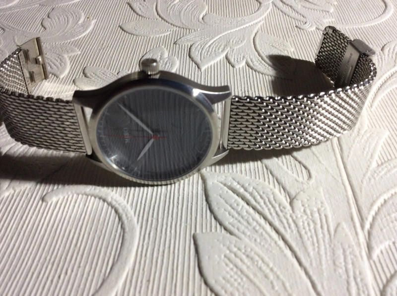 Designer Miro men's grey dial mesh stainless steel bracelet watch Size ONE SIZE - 6 Thumbnail