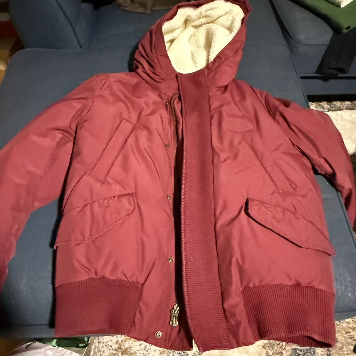 Aime Leon Dore x Woolrich Heavy Weight Red Parka