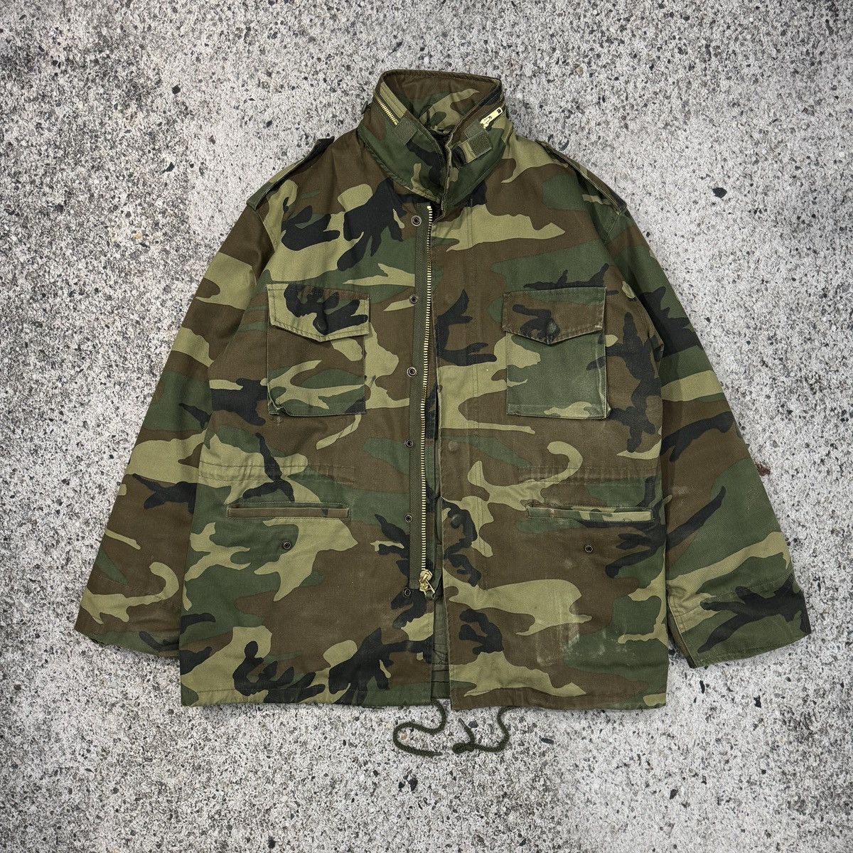 Vintage Vintage Heavyweight Camo Parka Jacket ERD Grunge Chrome Size US L / EU 52-54 / 3 - 5 Thumbnail