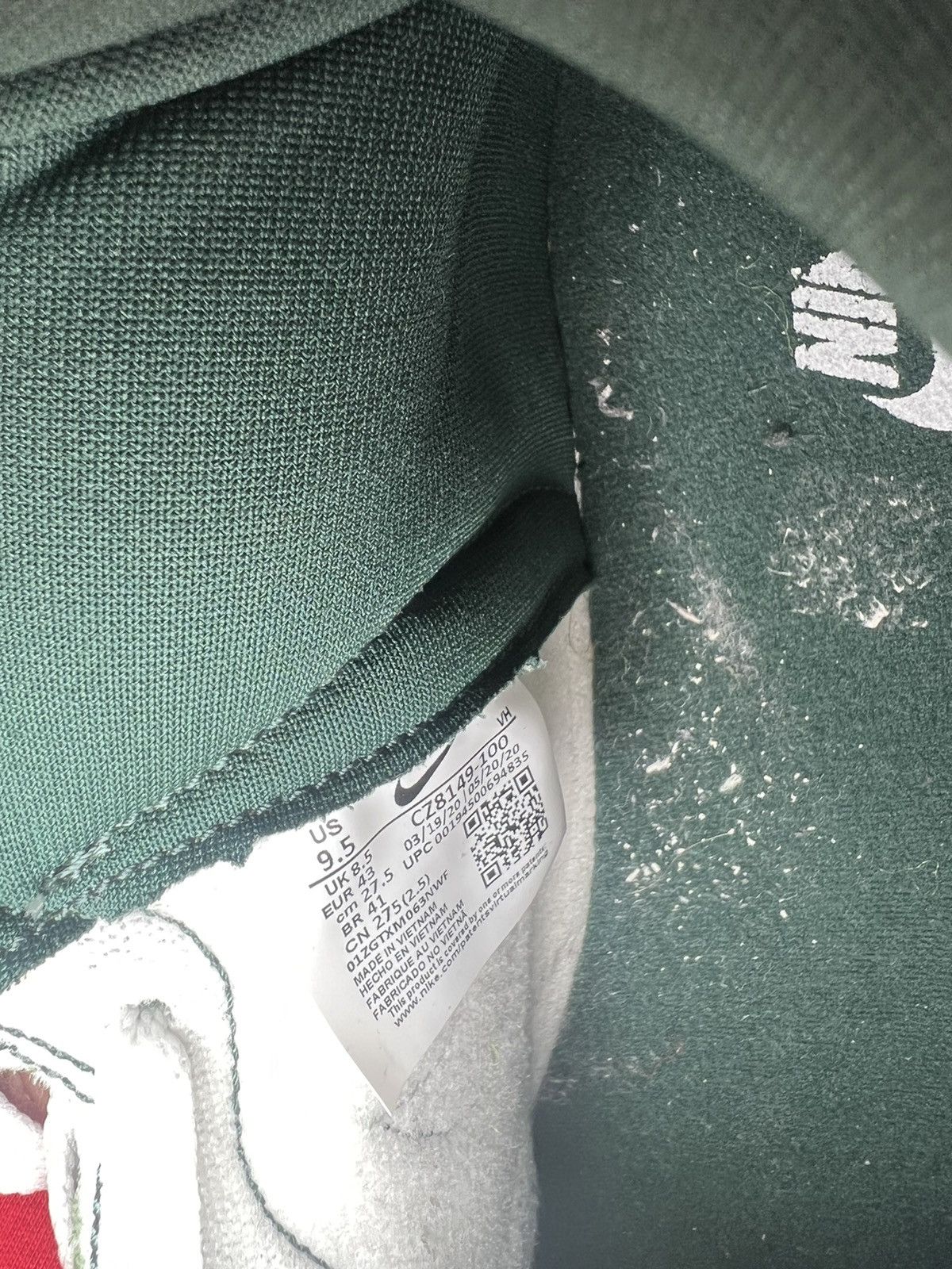 Nike Nike Dunk High Spartan Size US 9.5 / EU 42-43 - 6 Thumbnail