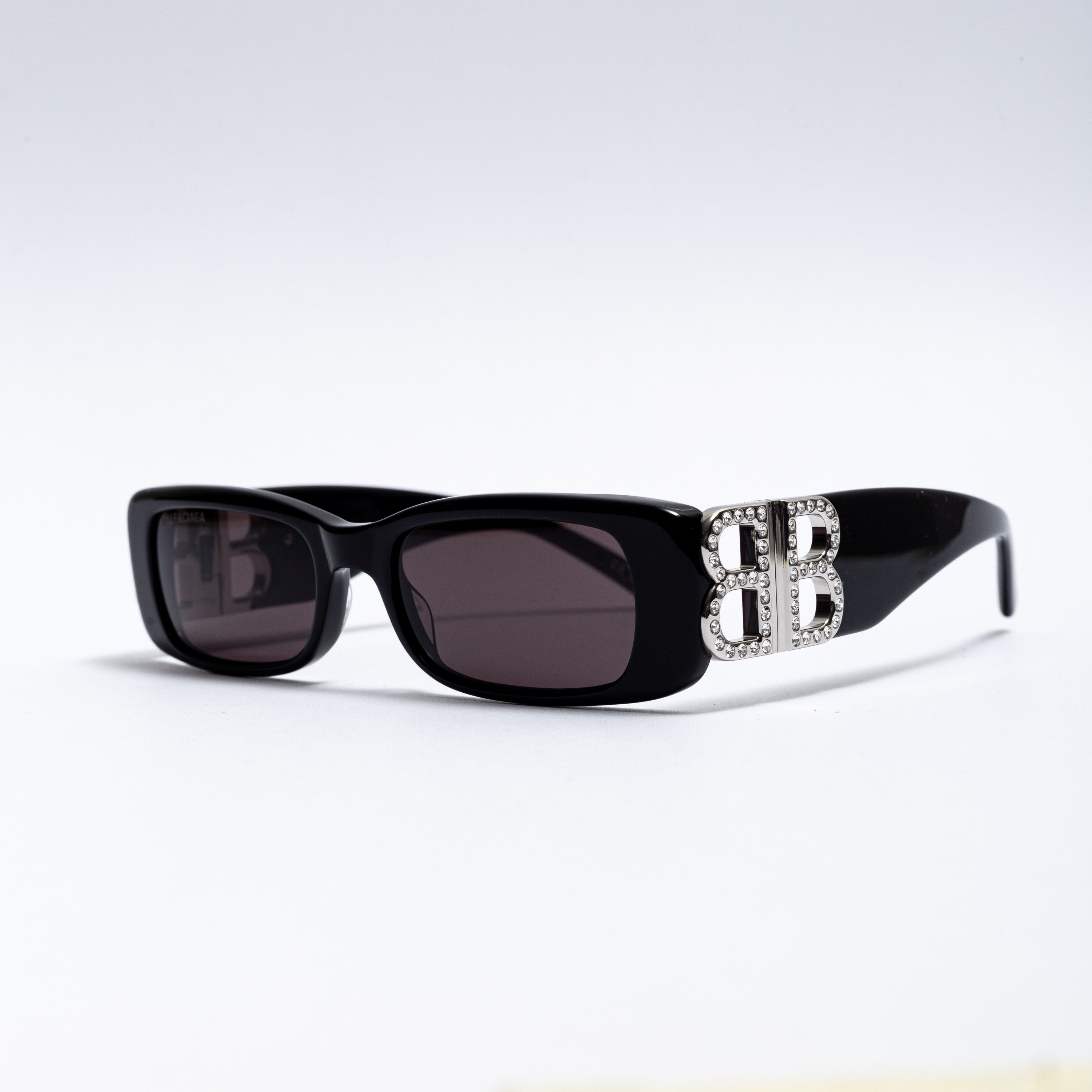 Balenciaga BALENCIAGA BB0096S 017 Sunglasses BLACK/SILVER Size ONE SIZE - 3 Thumbnail