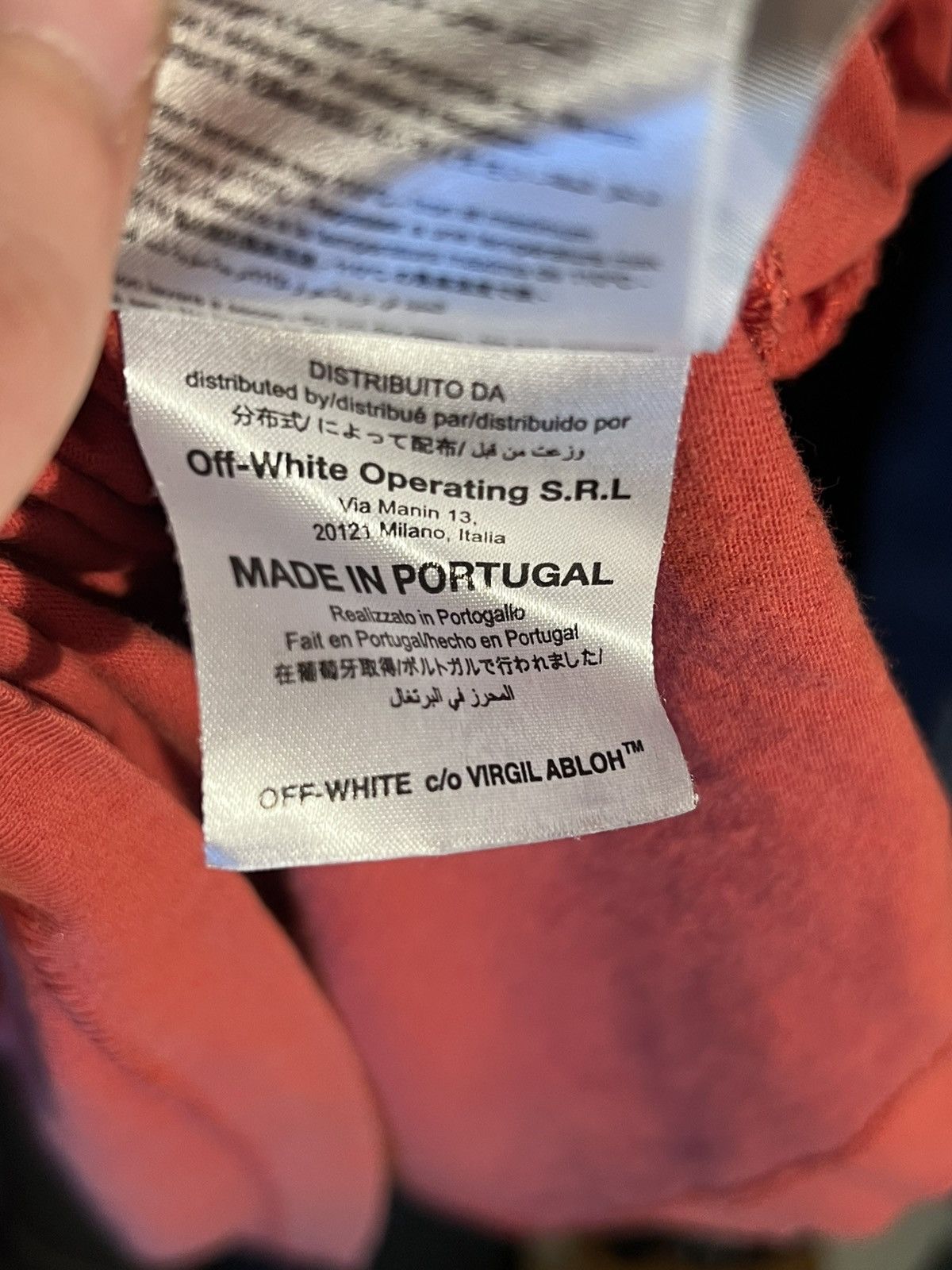 Off-White vintage off-white t-shirt Size US L / EU 52-54 / 3 - 6 Thumbnail