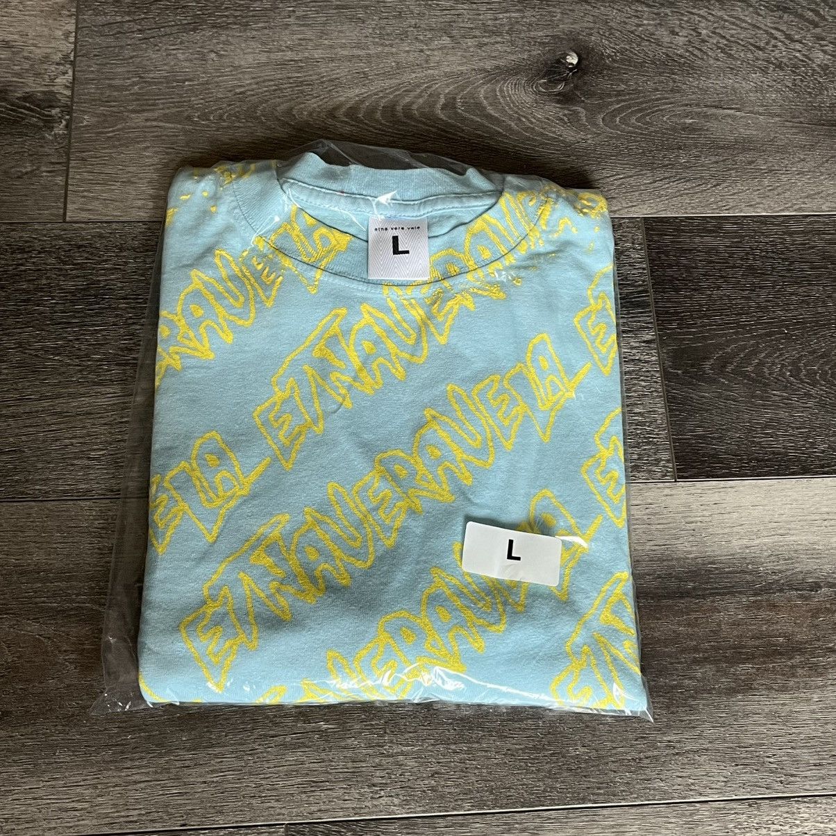Drain Gang × Sad Boys Fakemink Etna Vera Vela All Over Print Long Sleeve Blue Tee Size US L / EU 52-54 / 3 - 6 Thumbnail