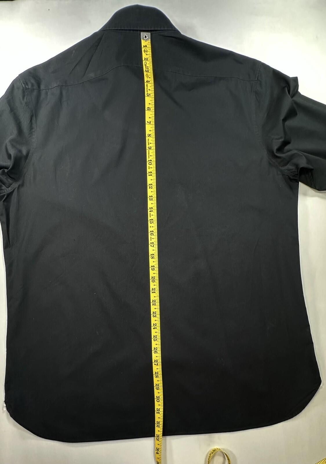 Banana Republic Banana Republic 100% Cotton Slim Fit Button Up Black Mens XL Size US L / EU 52-54 / 3 - 3 Thumbnail