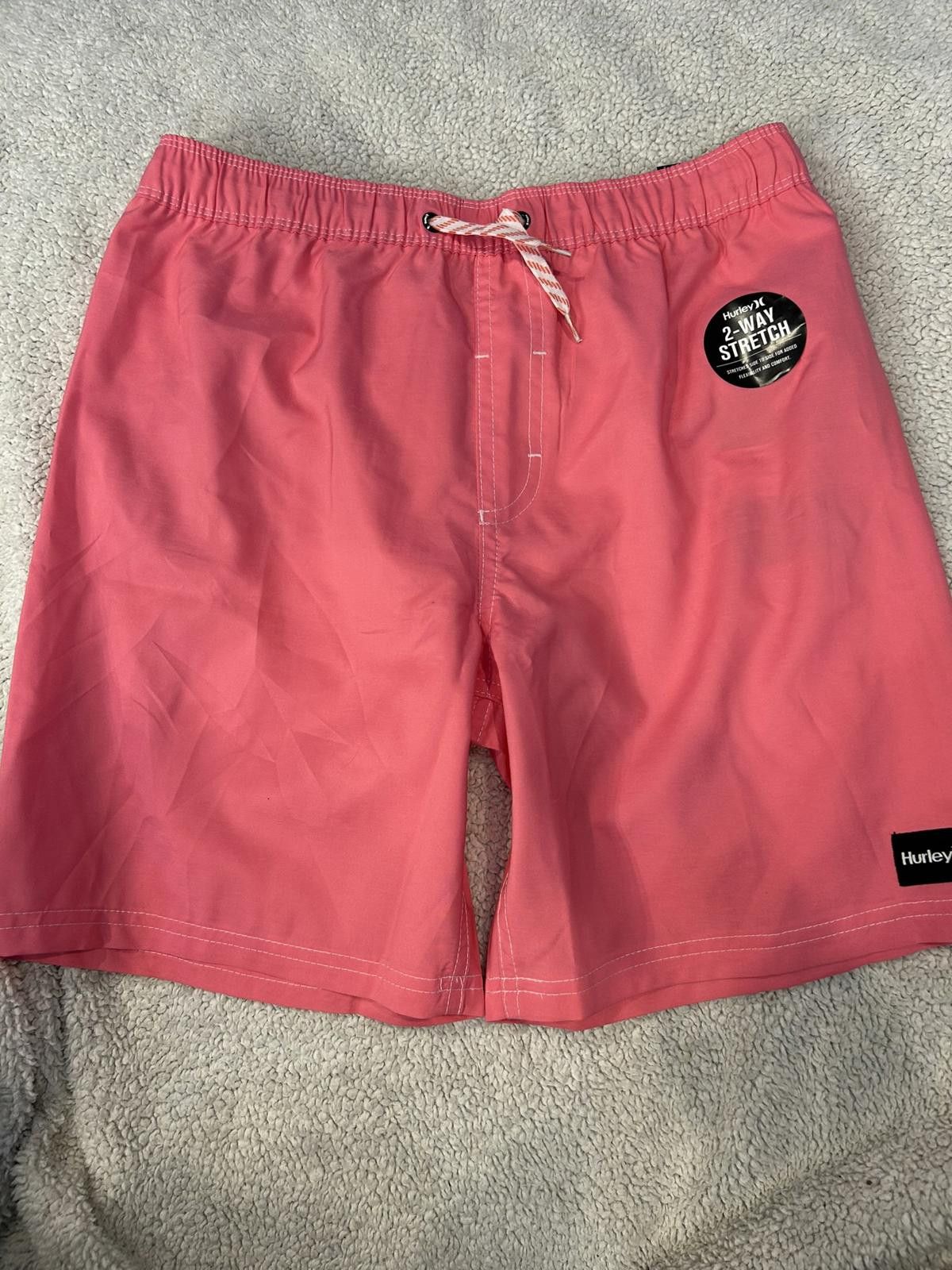 Hurley Hurley 2-Way Stretch Pink Swim Shorts Size US 26 / EU 42 - 1 Thumbnail