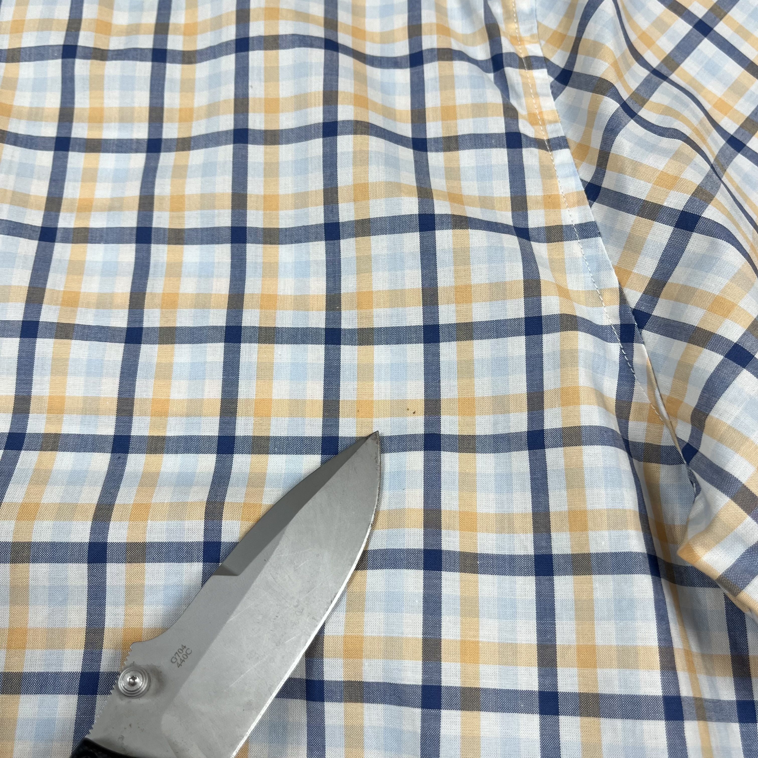 Fred Perry Fred Perry Four Colour Gingham Checkered Button Up Shirt Size US L / EU 52-54 / 3 - 21 Thumbnail