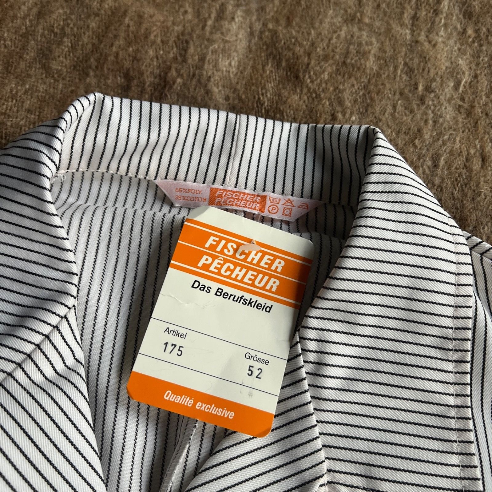 Vintage Vintage French Work Jacket HBT Stripe Chore Coat 9740AC Size US L / EU 52-54 / 3 - 3 Thumbnail
