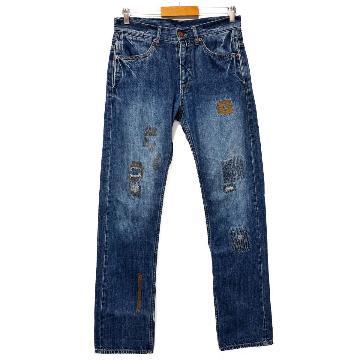 291295=Homme Patch Denim