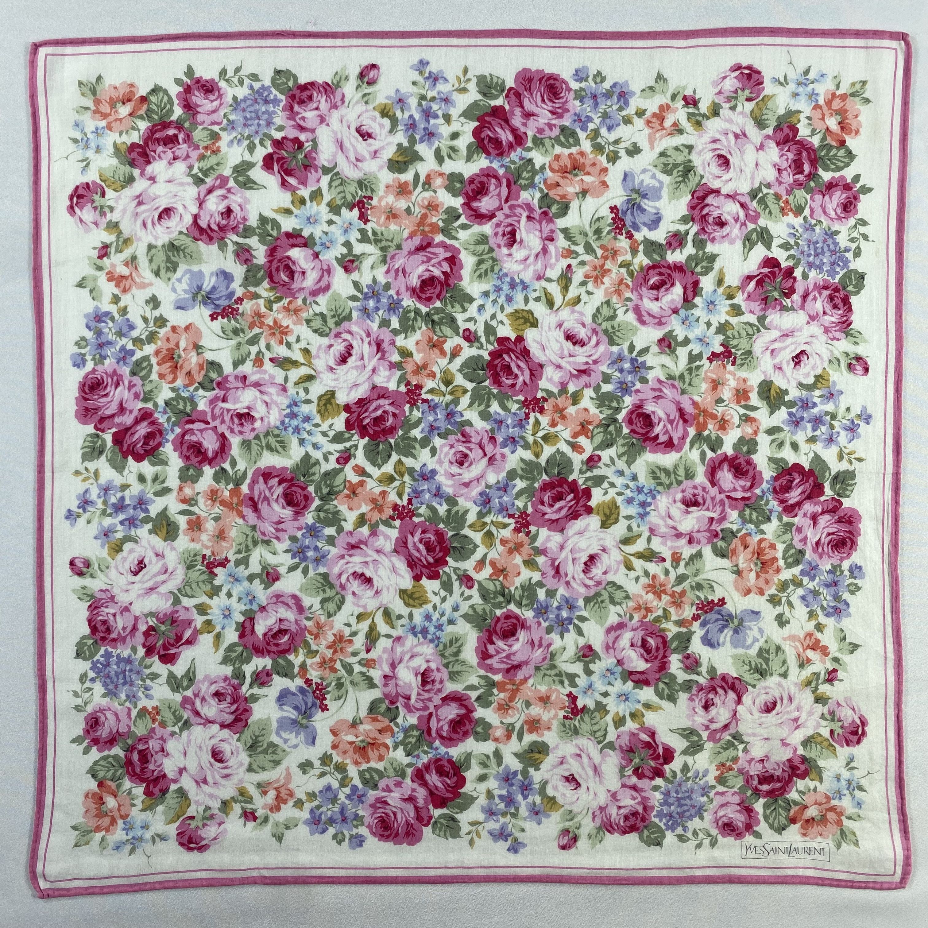 Vintage Yves Saint Laurent Neckerchief / Handkerchief-P715 Size ONE SIZE - 1 Thumbnail