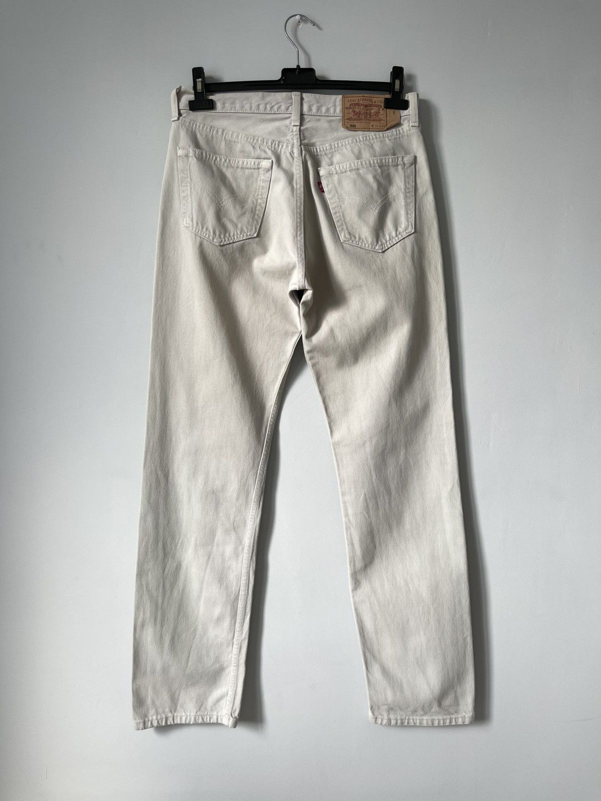 Levi's Vintage 90's Levis 501 Straight Beige Denim Jeans USA Made Size US 32 / EU 48 - 1 Thumbnail