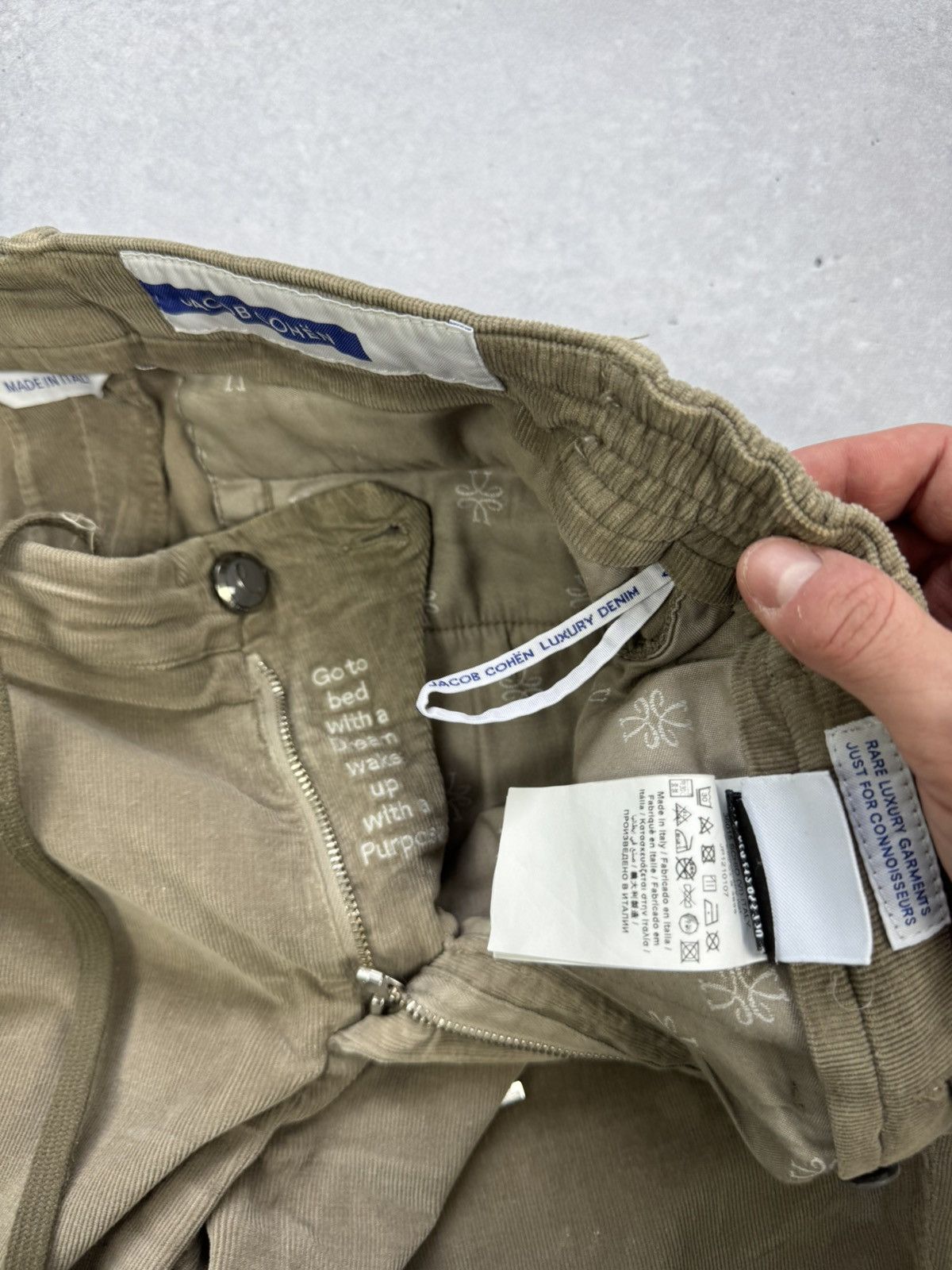 Jacob Cohen Jacob Cohen Corduroy Men's Pants Size US 35 - 8 Thumbnail
