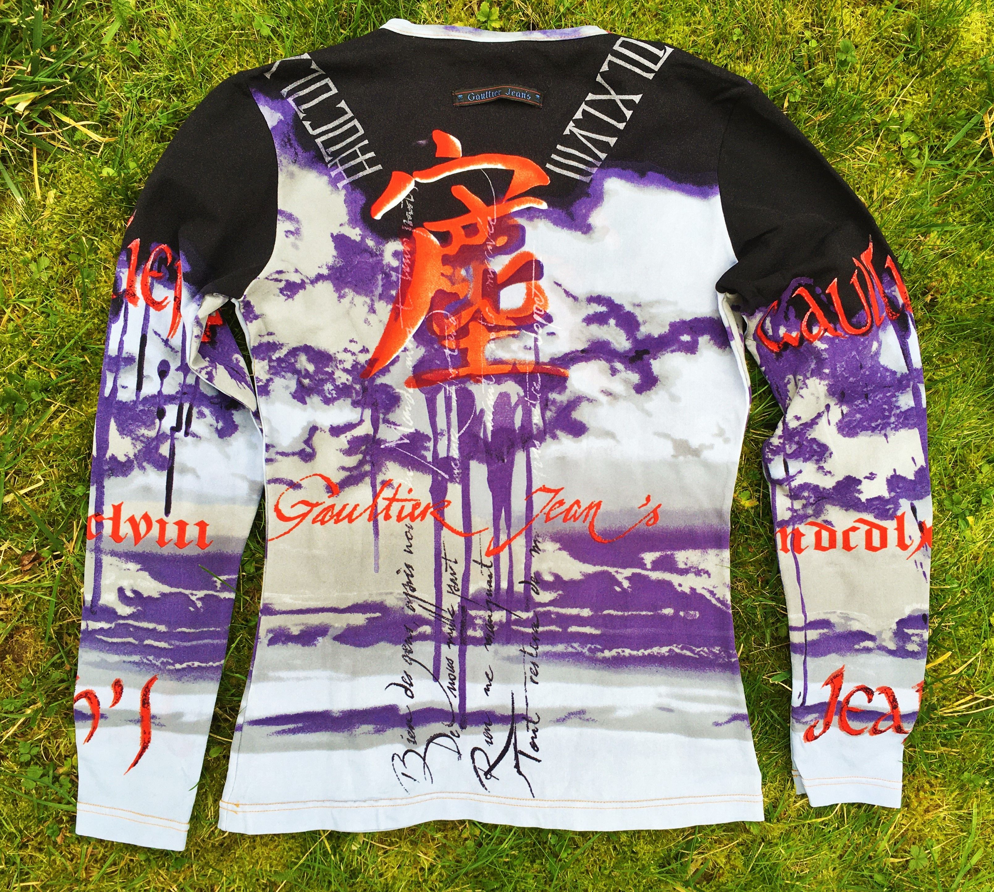 Jean Paul Gaultier Jean Paul Gaultier 1997 Fashion Culture Japanese T-shirt Top Size M / US 6-8 / IT 42-44 - 7 Thumbnail
