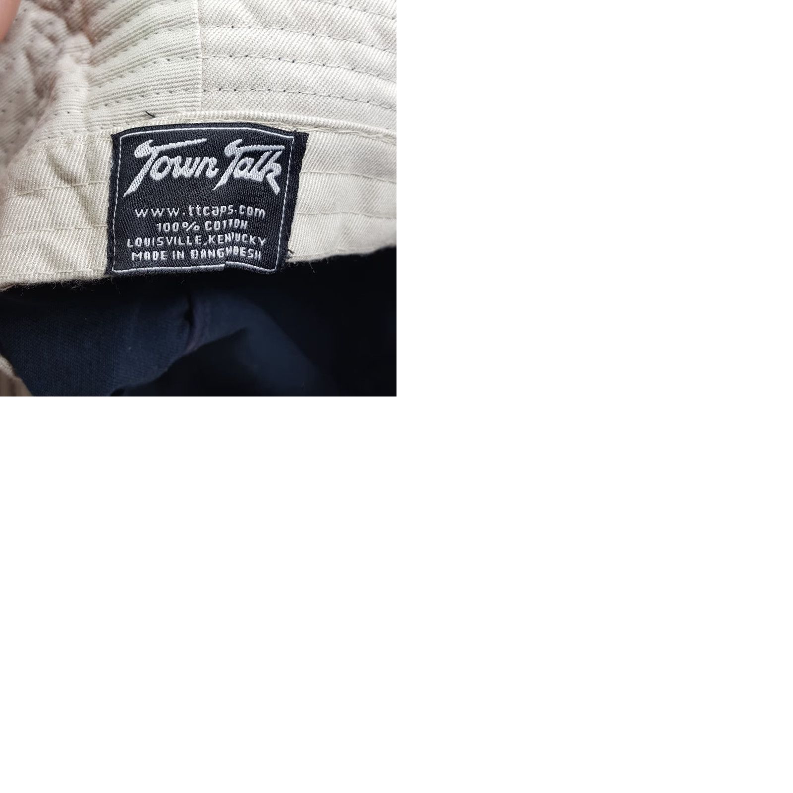 Vintage VINTAGE Town Talk Blue Twill Bucket Hat One Size Men Casual Outdoor Golf Sports 90s Militaria Hat Size ONE SIZE - 9 Thumbnail