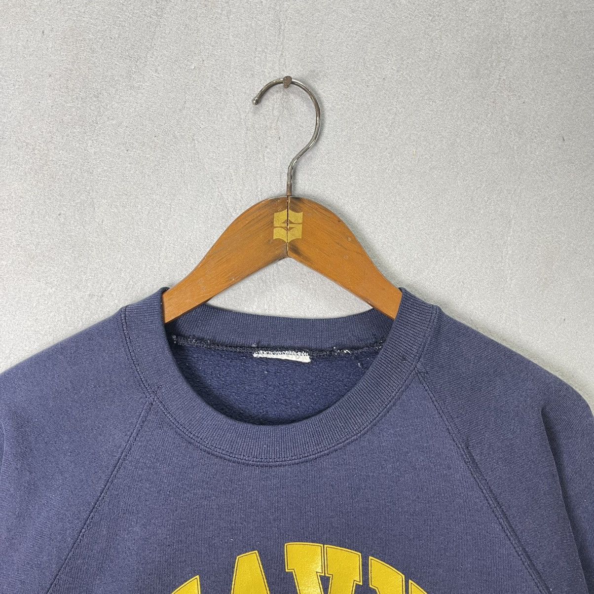 Vintage Vintage United States Navy NAVY Crewneck Sweatshirt Blue Size US L / EU 52-54 / 3 - 2 Thumbnail
