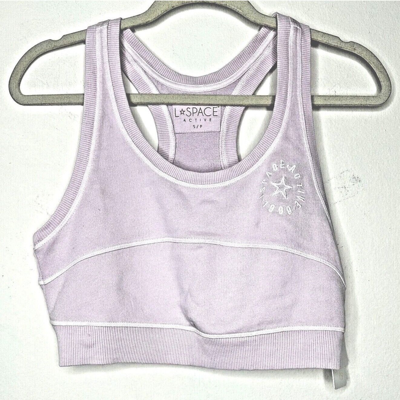 Other NWT L*Space Out Of Bounds Lilac Crop Scoop Racerback Bra S Size S / US 4 / IT 40 - 1 Thumbnail