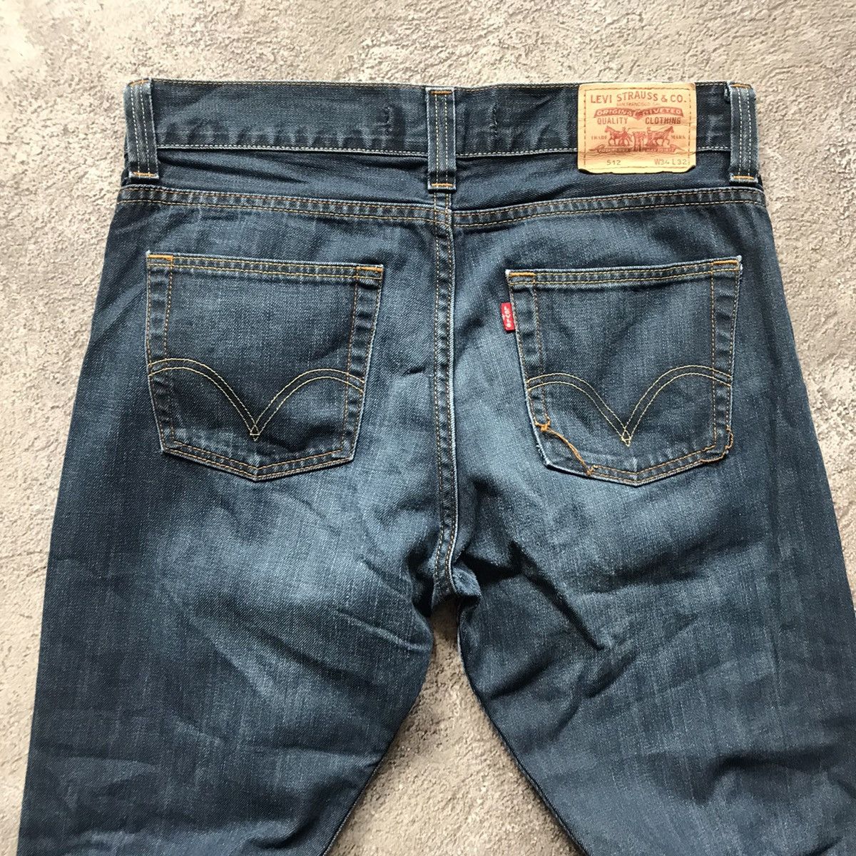Vintage Vintage 90s Levis Baggy Wide Leg Faded Jeans Grunge Logo 34 Size US 34 / EU 50 - 5 Thumbnail