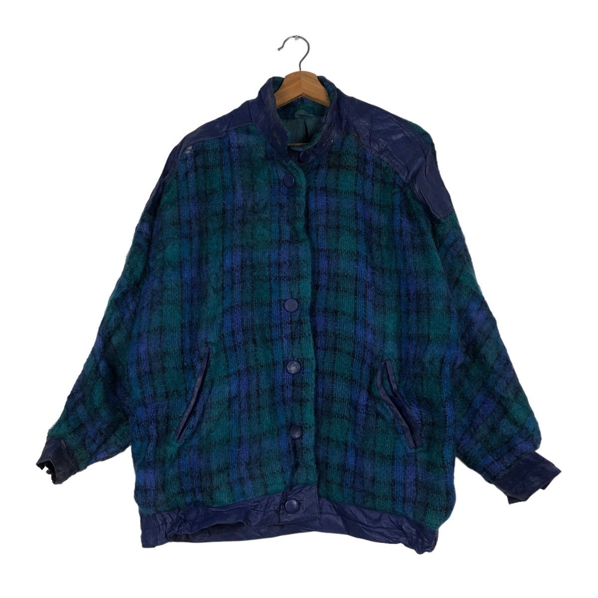 Vintage 🔥Vintage Handwoven Wool Jacket Mohair Donegal Design Size US M / EU 48-50 / 2 - 1 Thumbnail