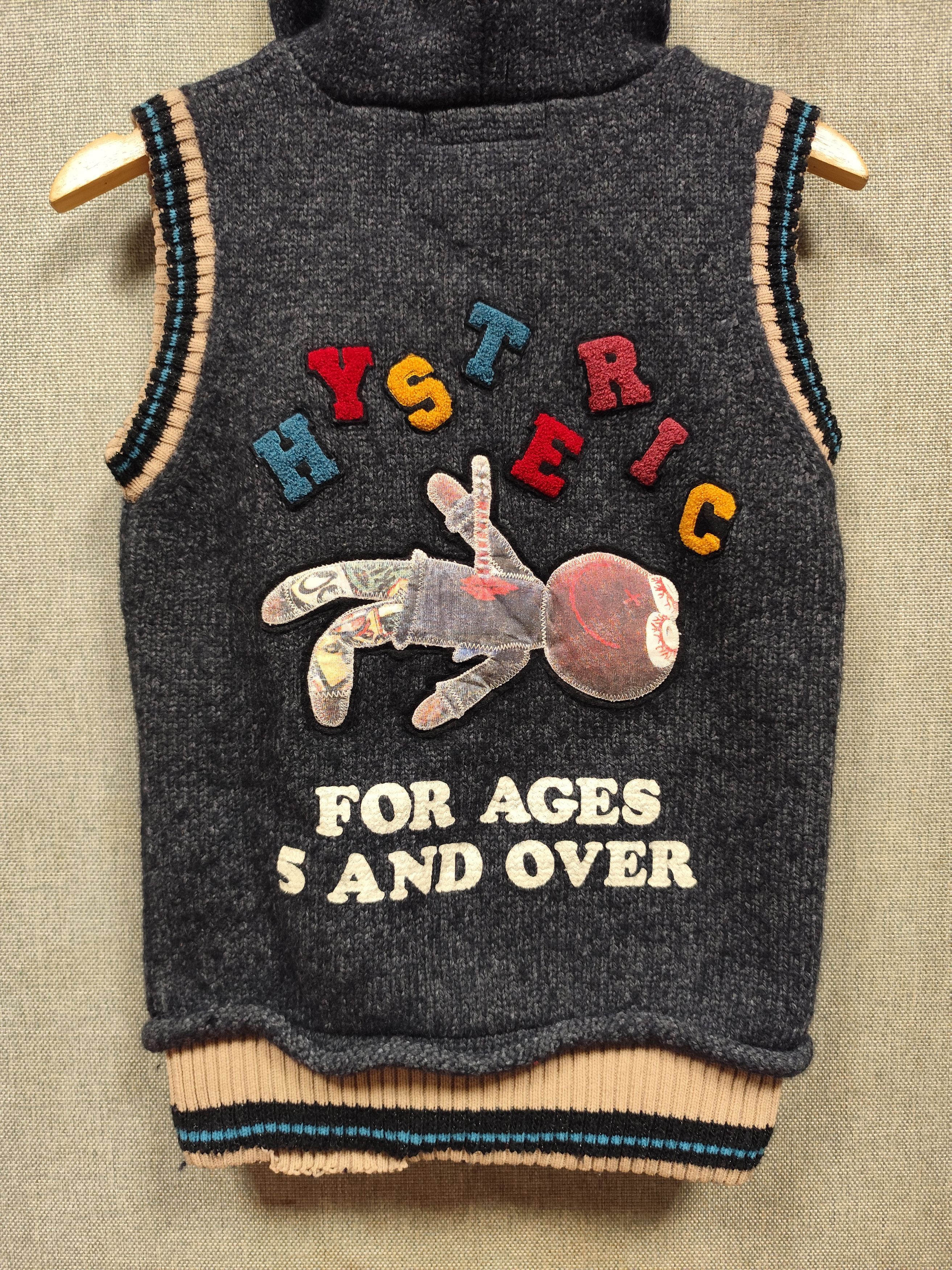 Hysteric Glamour Vintage Hysteric Glamour FOR AGES 5 AND OVER Hoodie Vest Size S / US 4 / IT 40 - 3 Thumbnail