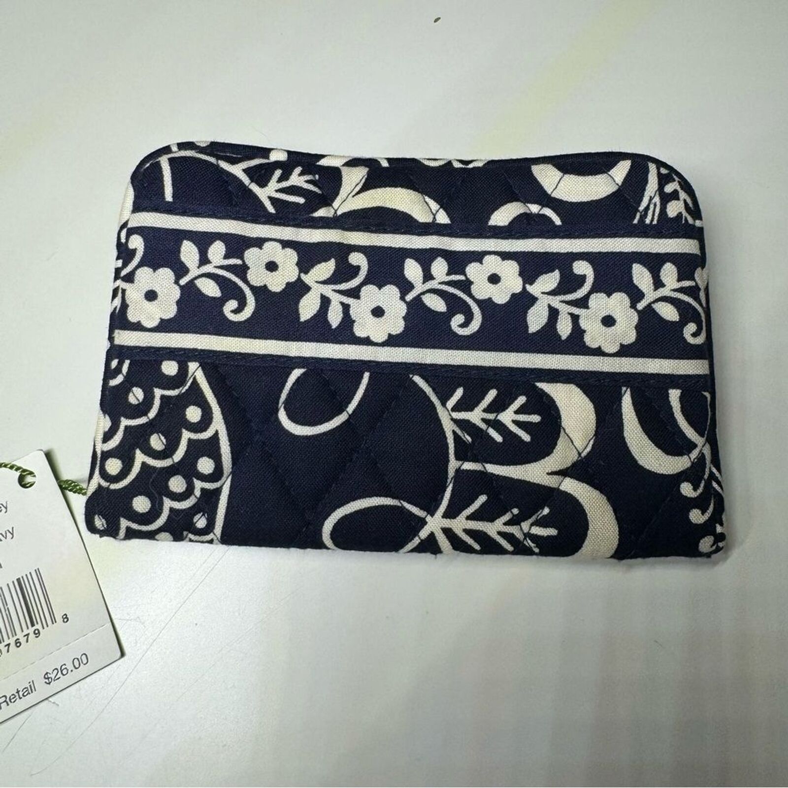 Vera Bradley Vera Bradley One for the Money Wallet Twirly Birds Navy Ret Size ONE SIZE - 2 Thumbnail