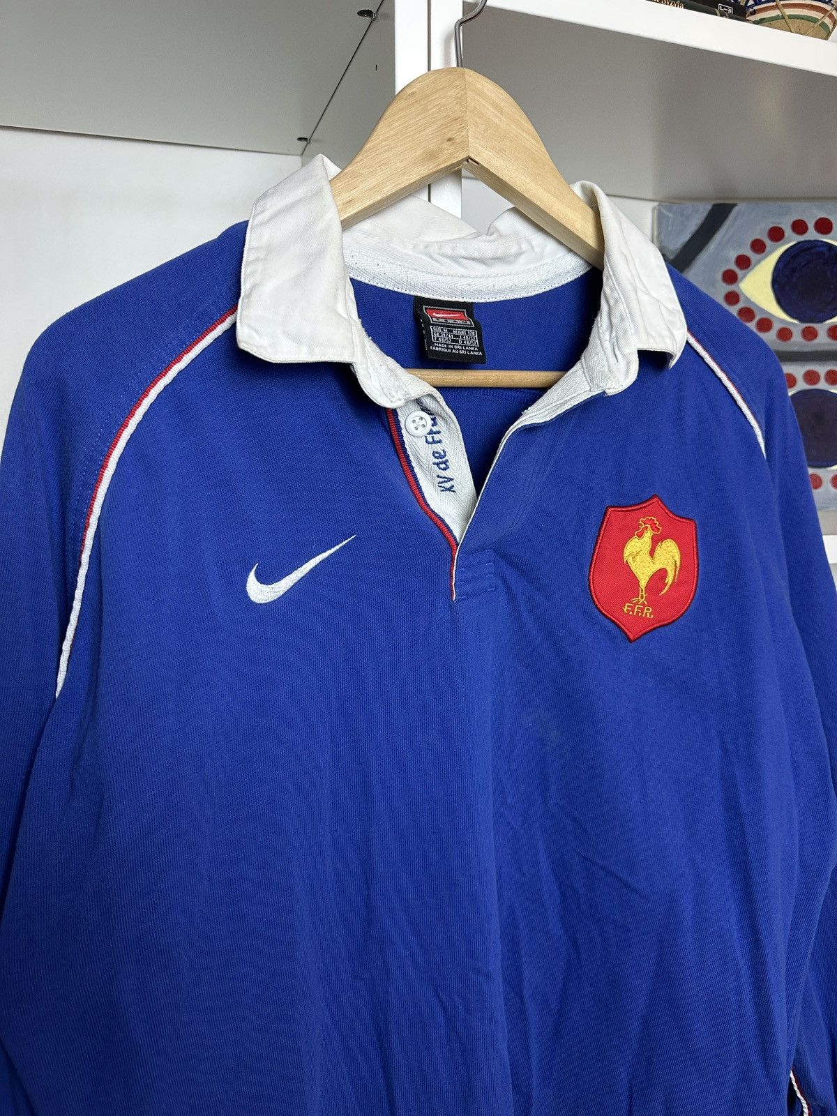Nike Vintage Nike France ruby polo 2002 longsleeve Size US M / EU 48-50 / 2 - 2 Thumbnail