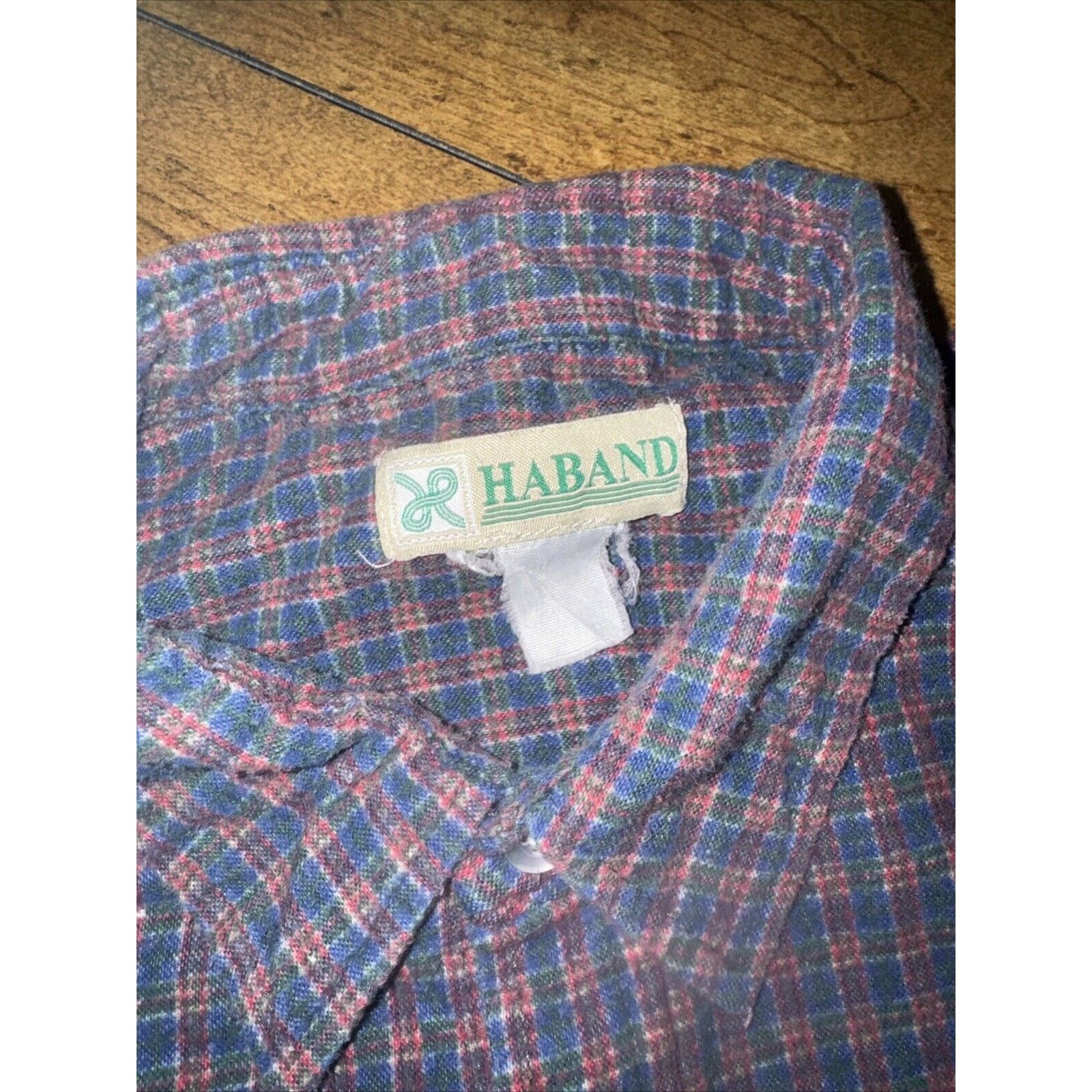 Haband Haband Men’s Flannel Shirt Plaid 2XL 23x29 Pearl Snaps Size US XXL / EU 58 / 5 - 3 Thumbnail