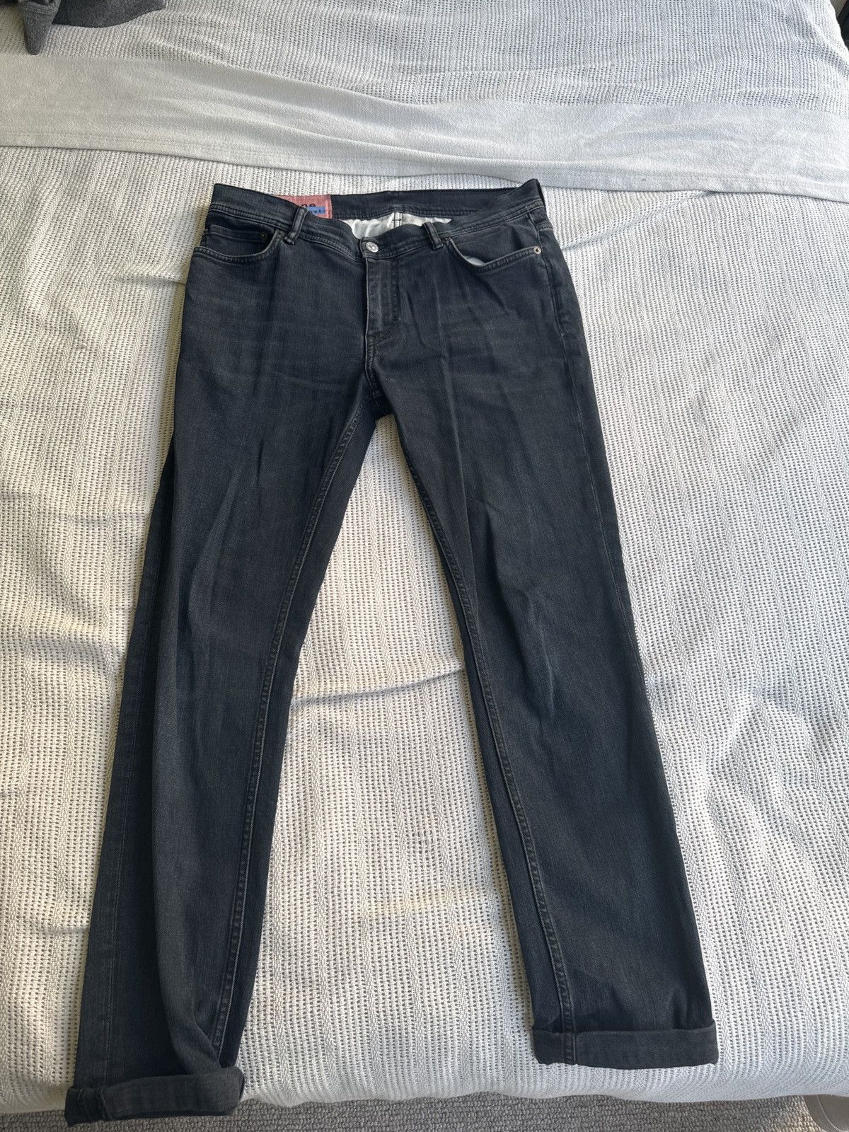Acne Studios Acne Blå Kunst (32/32) Men’s (North Blue Black) Size US 32 / EU 48 - 4 Thumbnail