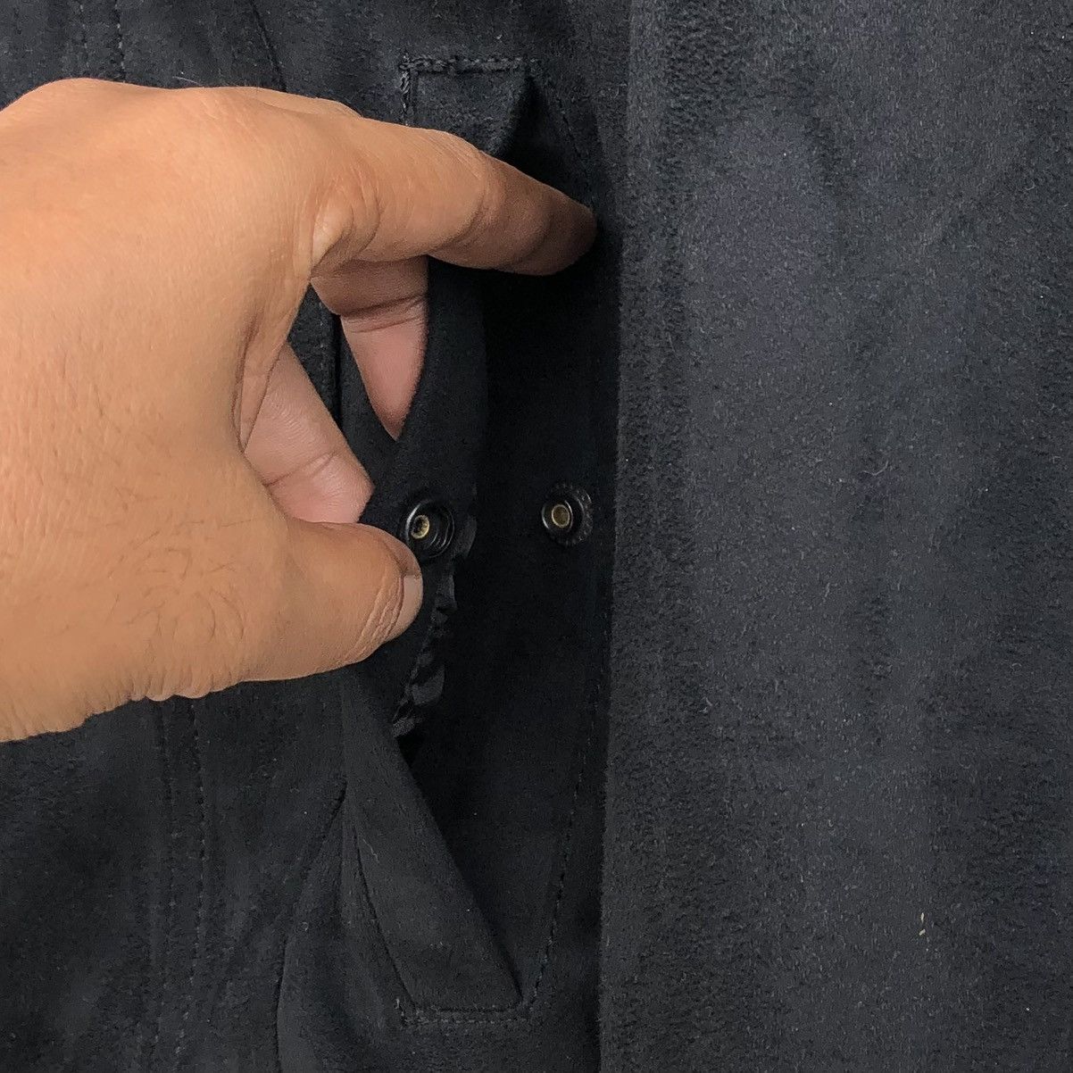 Zara Zara Velvet Lined Quilted Trucker Jacket With Sherpa Collar Size US M / EU 48-50 / 2 - 7 Thumbnail