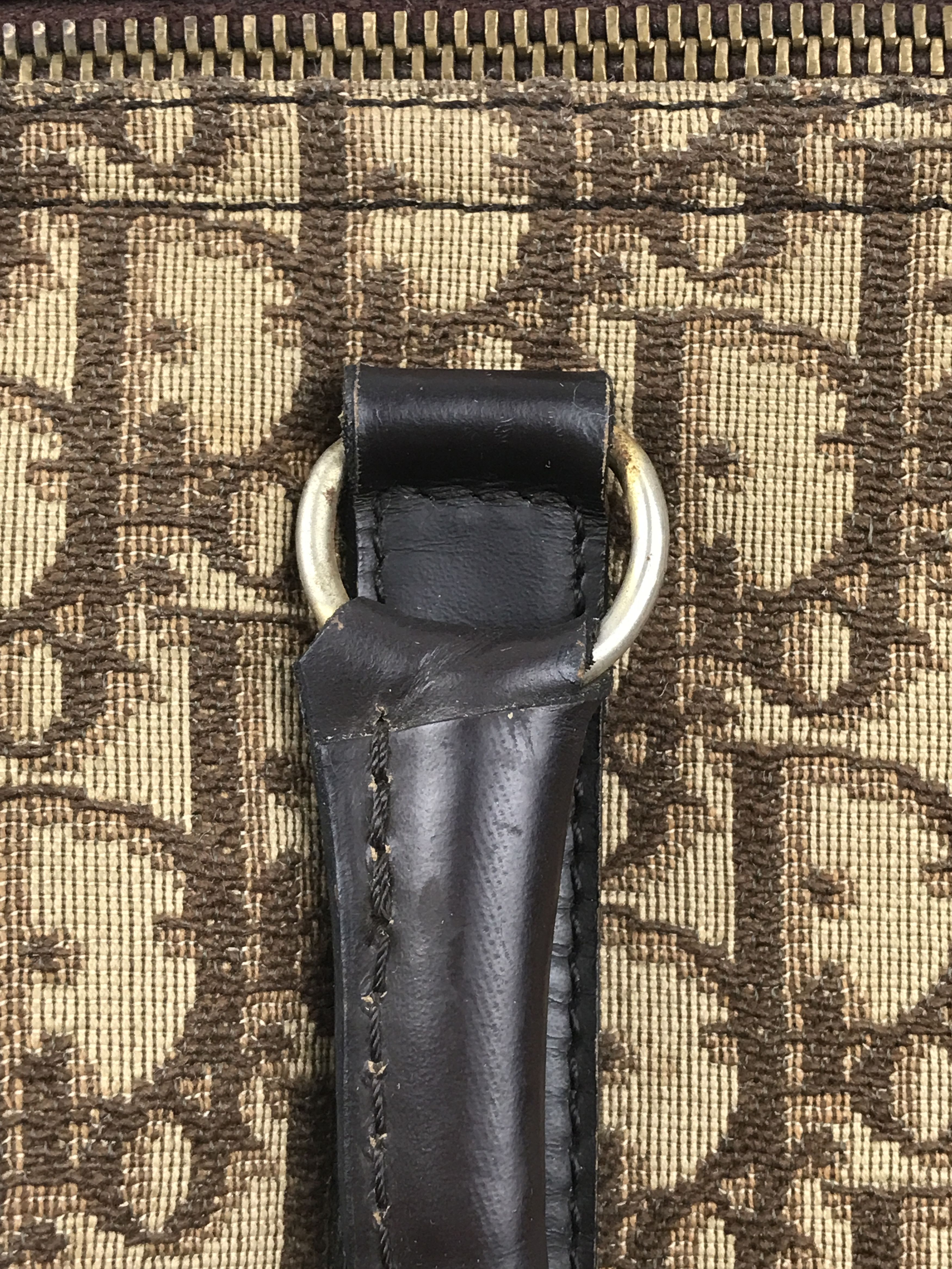 Christian Dior Monsieur × Dior × Vintage Christian Dior Trotter Handbag Boston bag Brown Vintage Size ONE SIZE - 12 Thumbnail