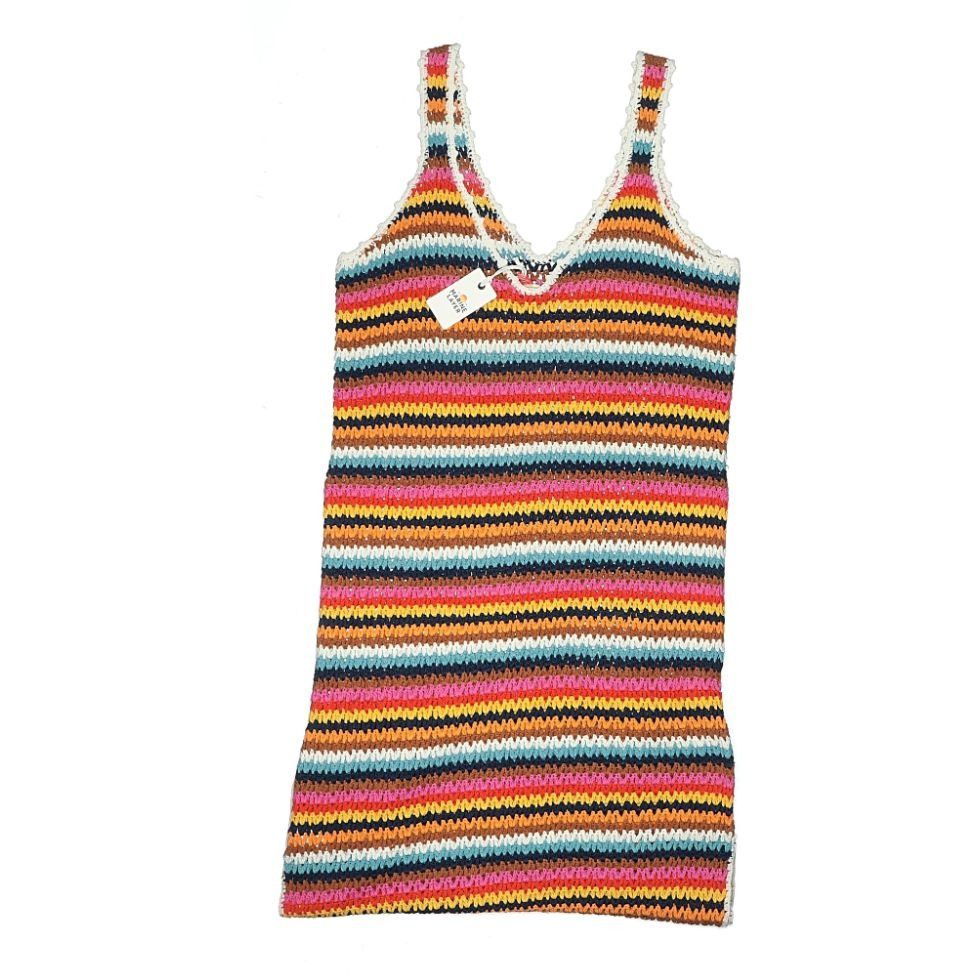Marine Layer NWT Marine Layer Fiona Crochet Dress Multi Stripe L Hard to Size L / US 10 / IT 46 - 5 Thumbnail