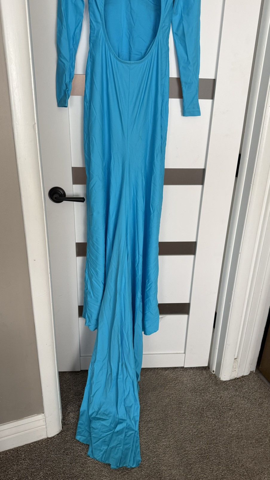 Balenciaga Aqua Blue Balenciaga Gown 2023 Size M / US 6-8 / IT 42-44 - 7 Thumbnail