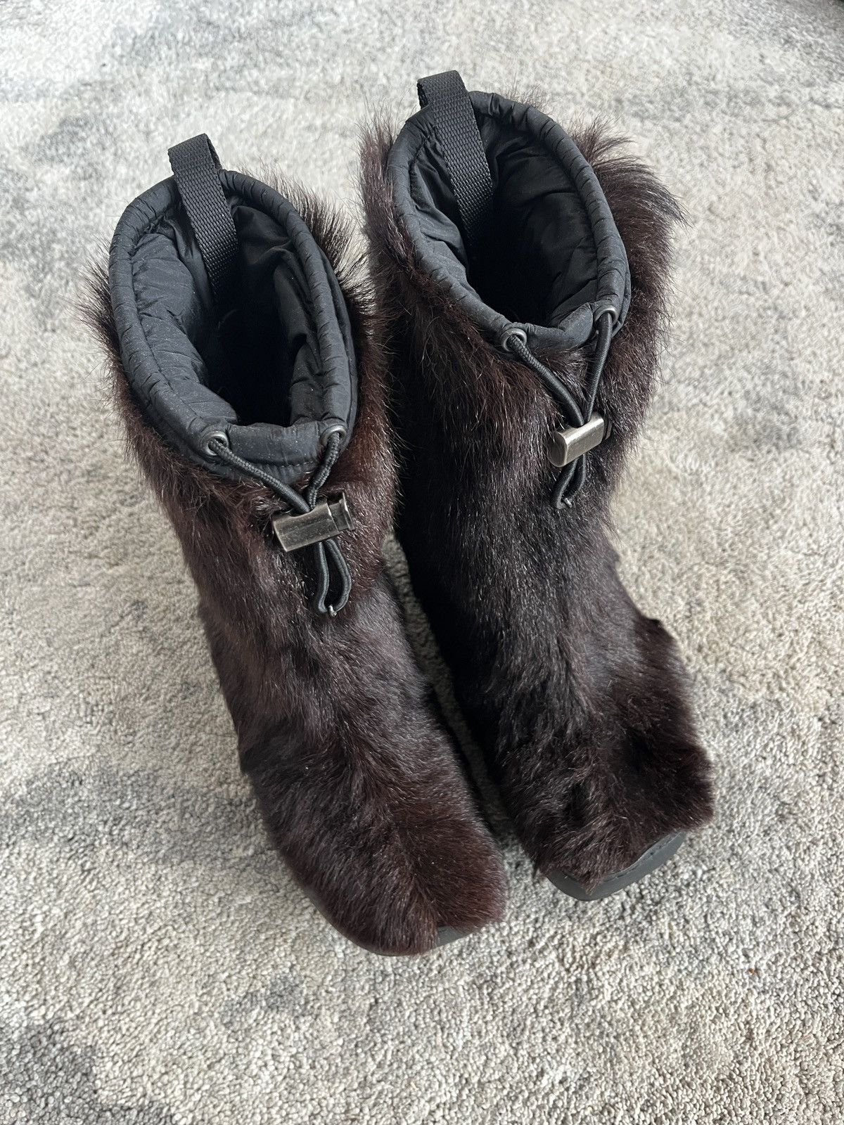 Prada Prada F/W98 fur boots Size US 7 / IT 37 - 3 Thumbnail