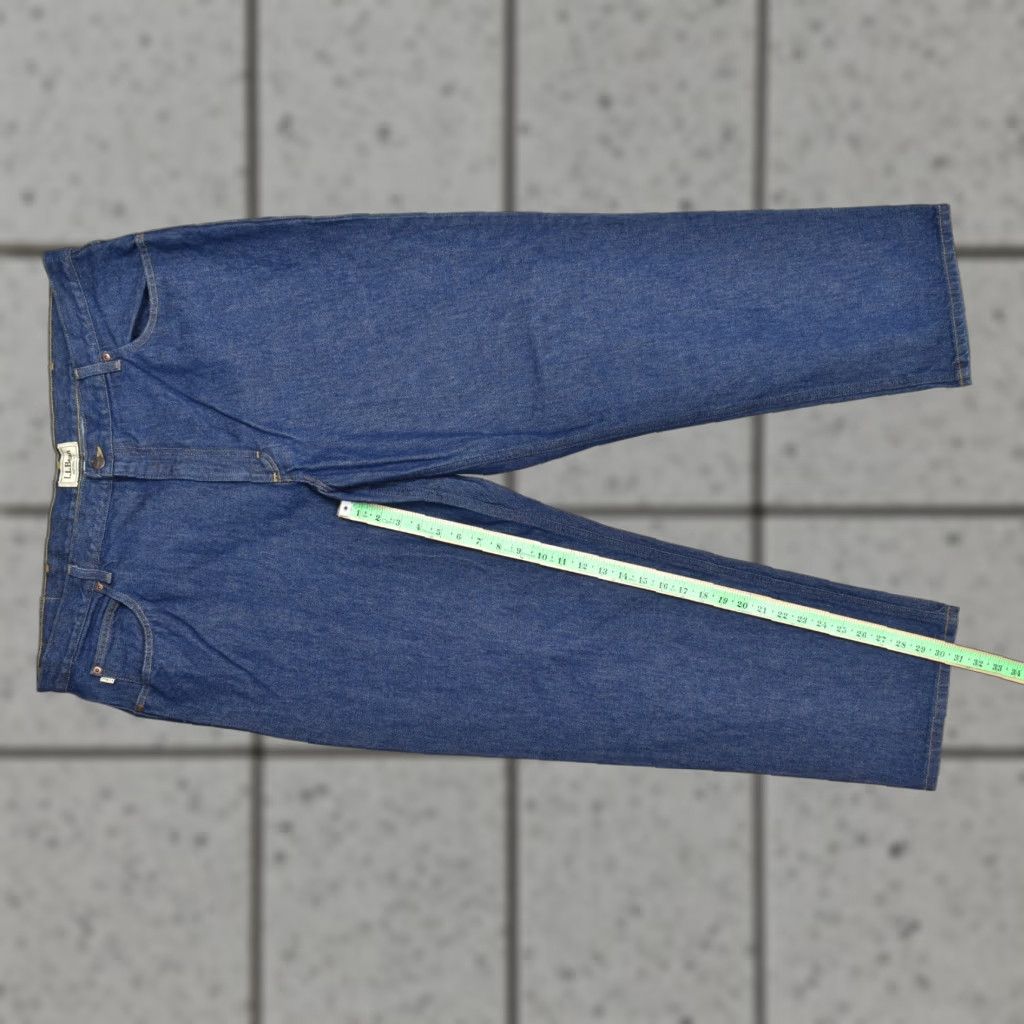Vintage L.L. Bean Jeans Men 44x32 Blue 100% Cotton Denim Solid Straight Vintage No Size US 44 / EU 60 - 1 Thumbnail