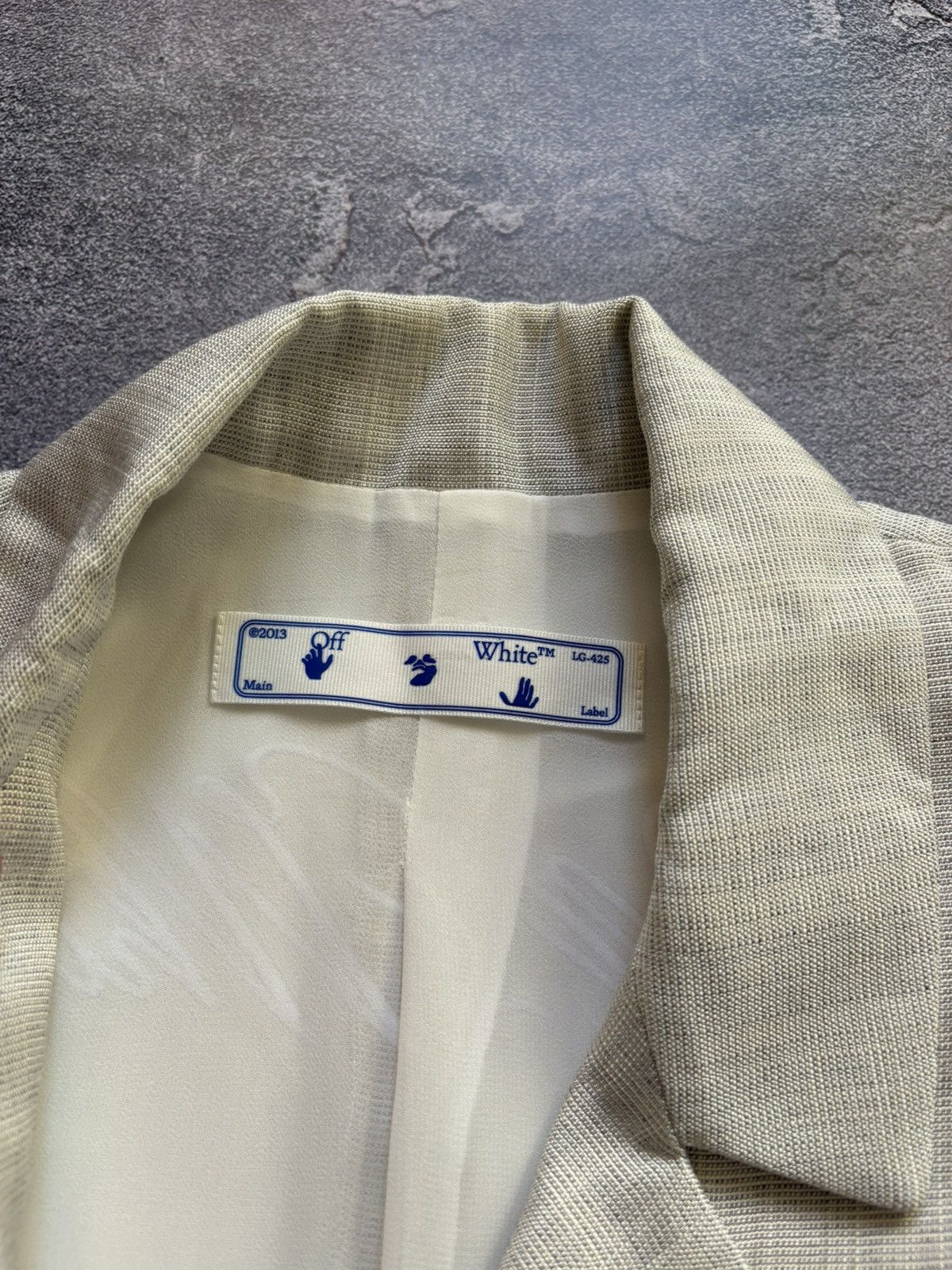 Off-White OFF-WHITE Luxury Embroidered Big Logo Zip Up Blazer Dress Size S / US 4 / IT 40 - 13 Thumbnail