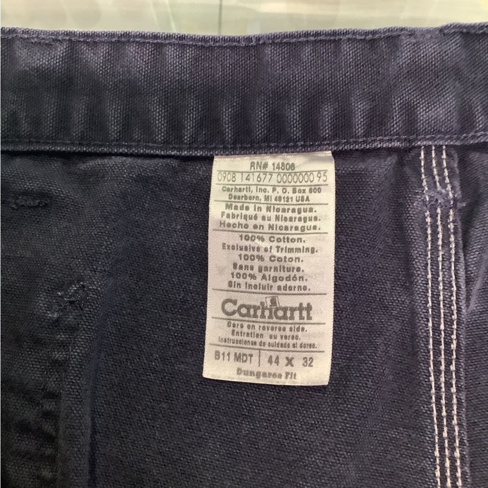Carhartt Vintage Carhartt Y2K Navy Blue pants Size US 44 / EU 60 - 3 Thumbnail