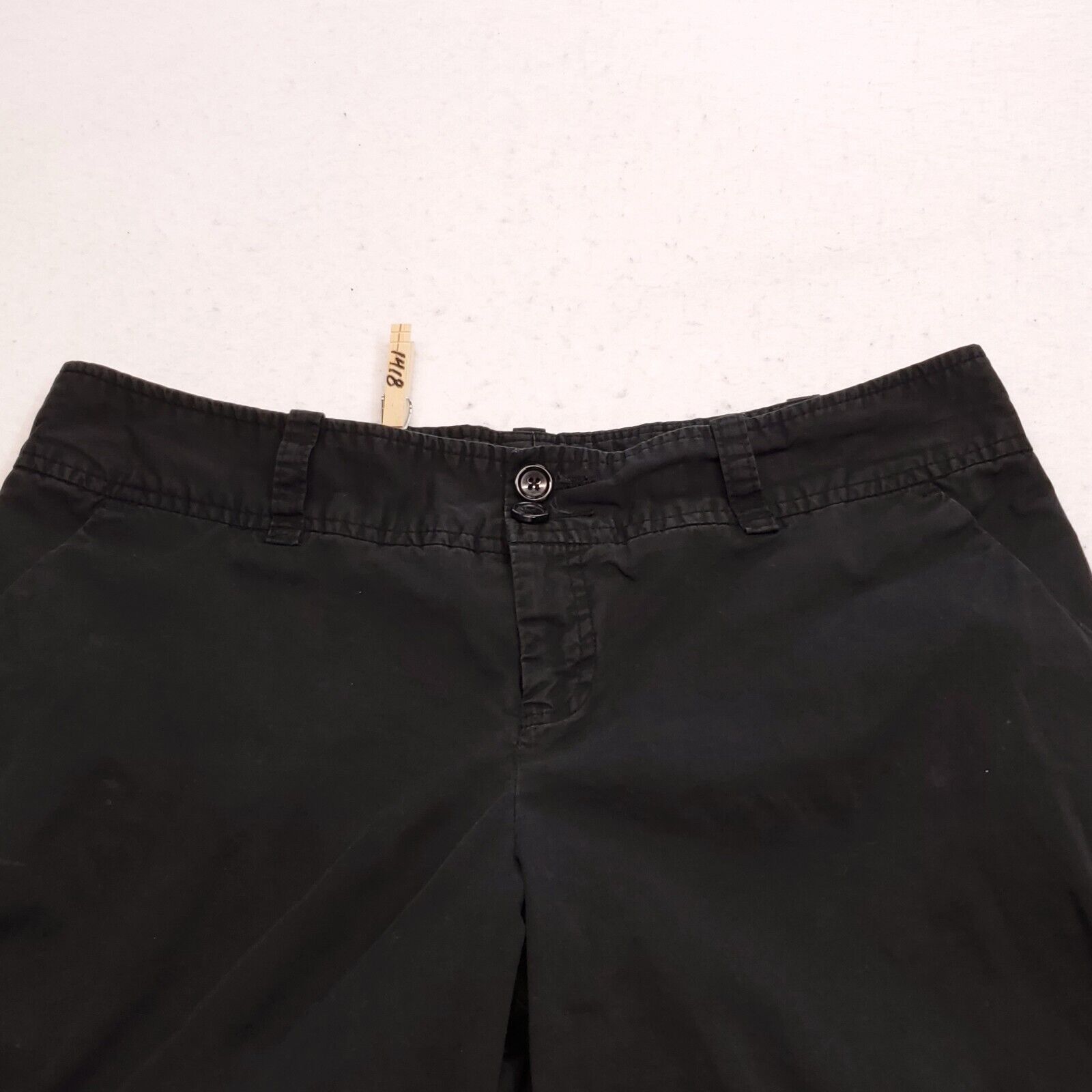 Mossimo Mossimo Stretch Chino Short Shorts Womens Size 12 Black Size 36" / US 14 / IT 50 - 1 Thumbnail