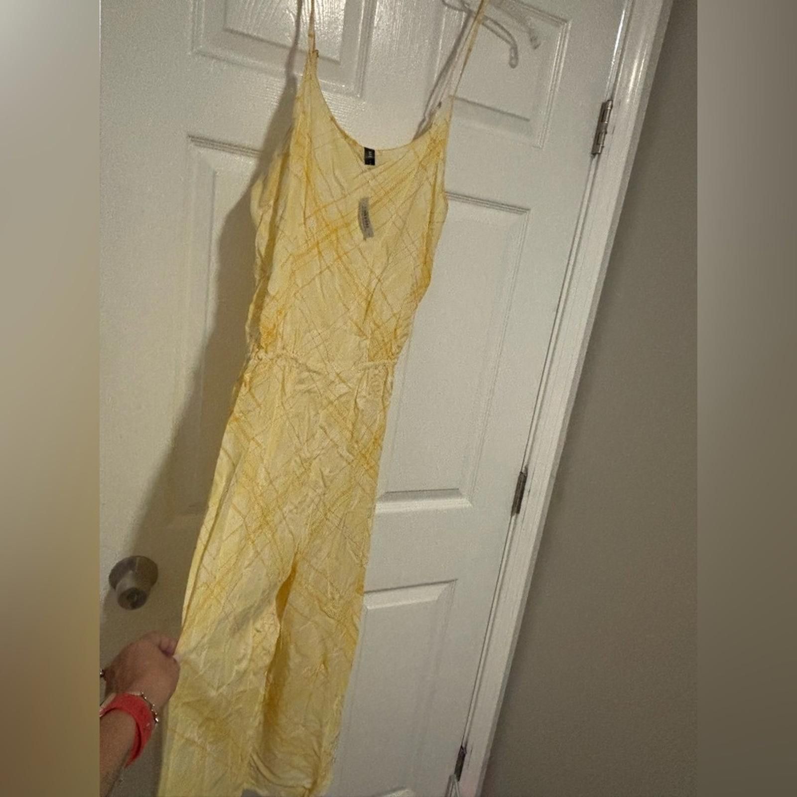Other Adore Me Yellow Jumpsuit Size 36" / US 14 / IT 50 - 3 Thumbnail