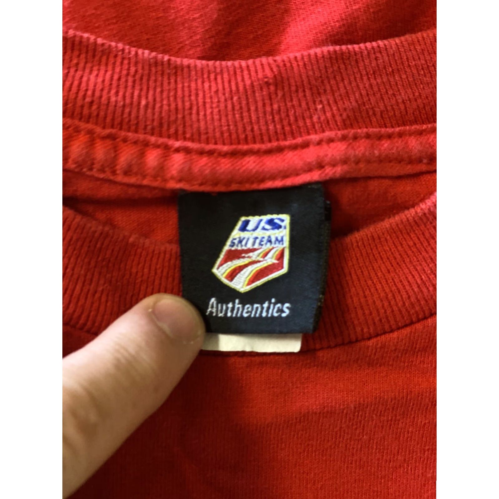 Vintage US Ski Team Olympics T-Shirt Mens XL Red Short Sleeve Winter 2006 Gorilla? Size US XL / EU 56 / 4 - 5 Thumbnail