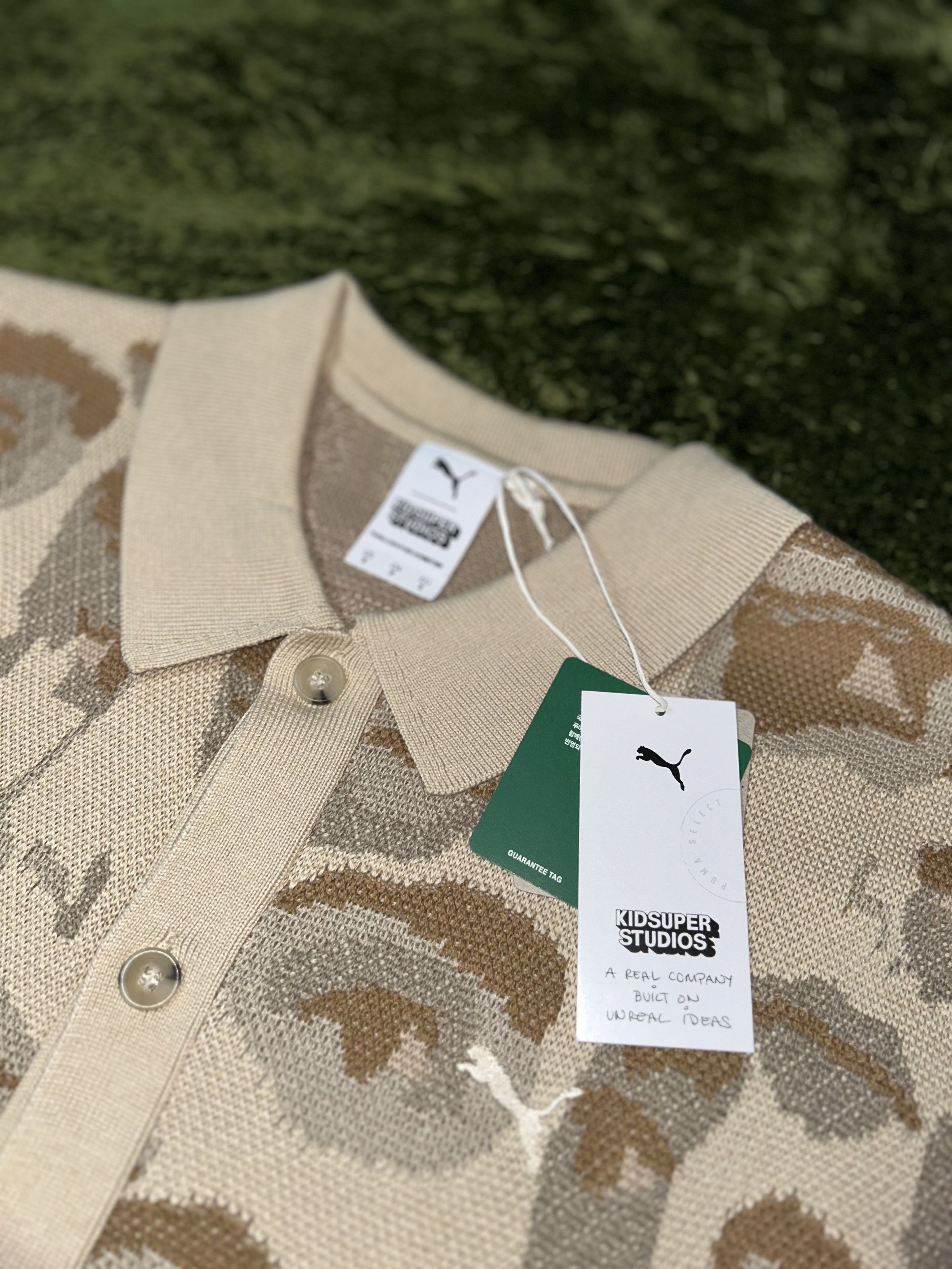 [S] kidsuper studio x puma collaboration cardigan