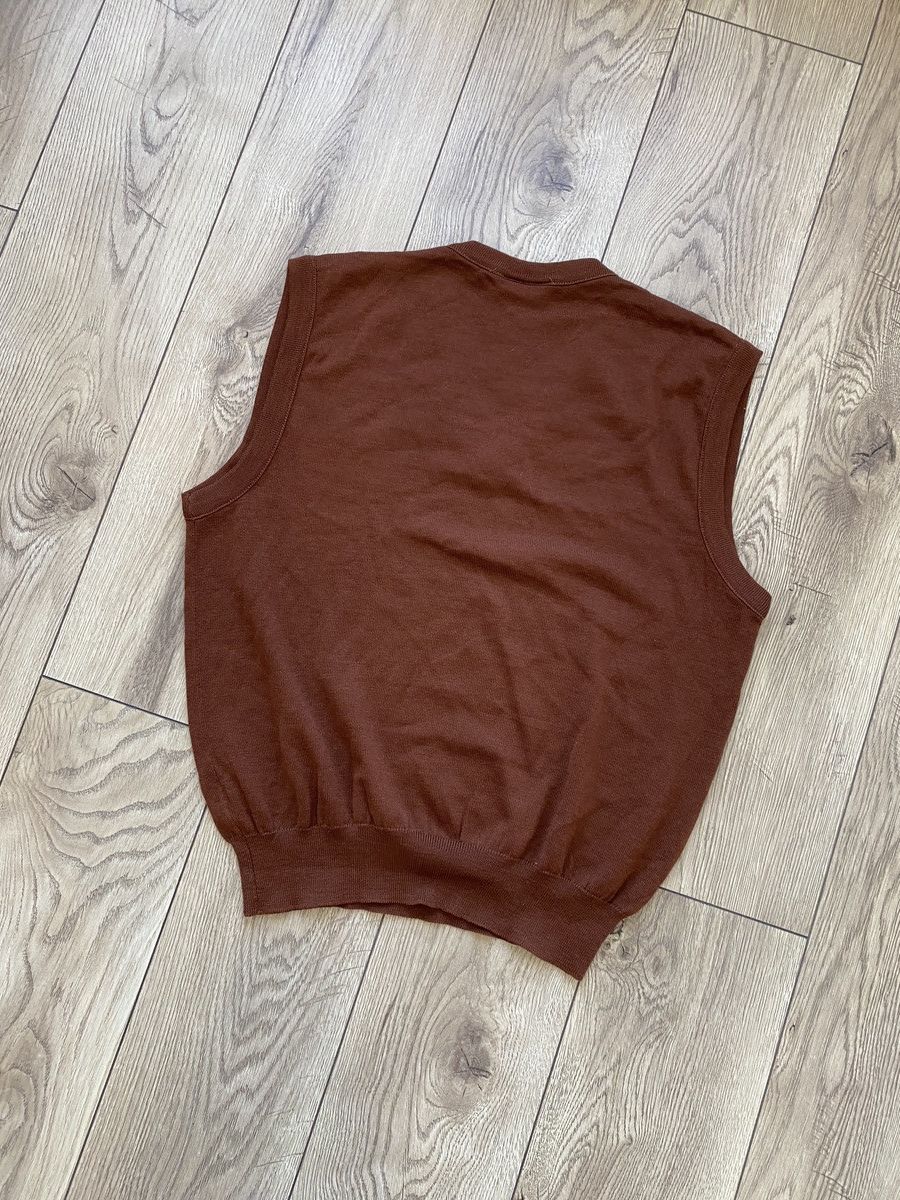 Lacoste Lacoste Brown Vest Size US L / EU 52-54 / 3 - 7 Thumbnail