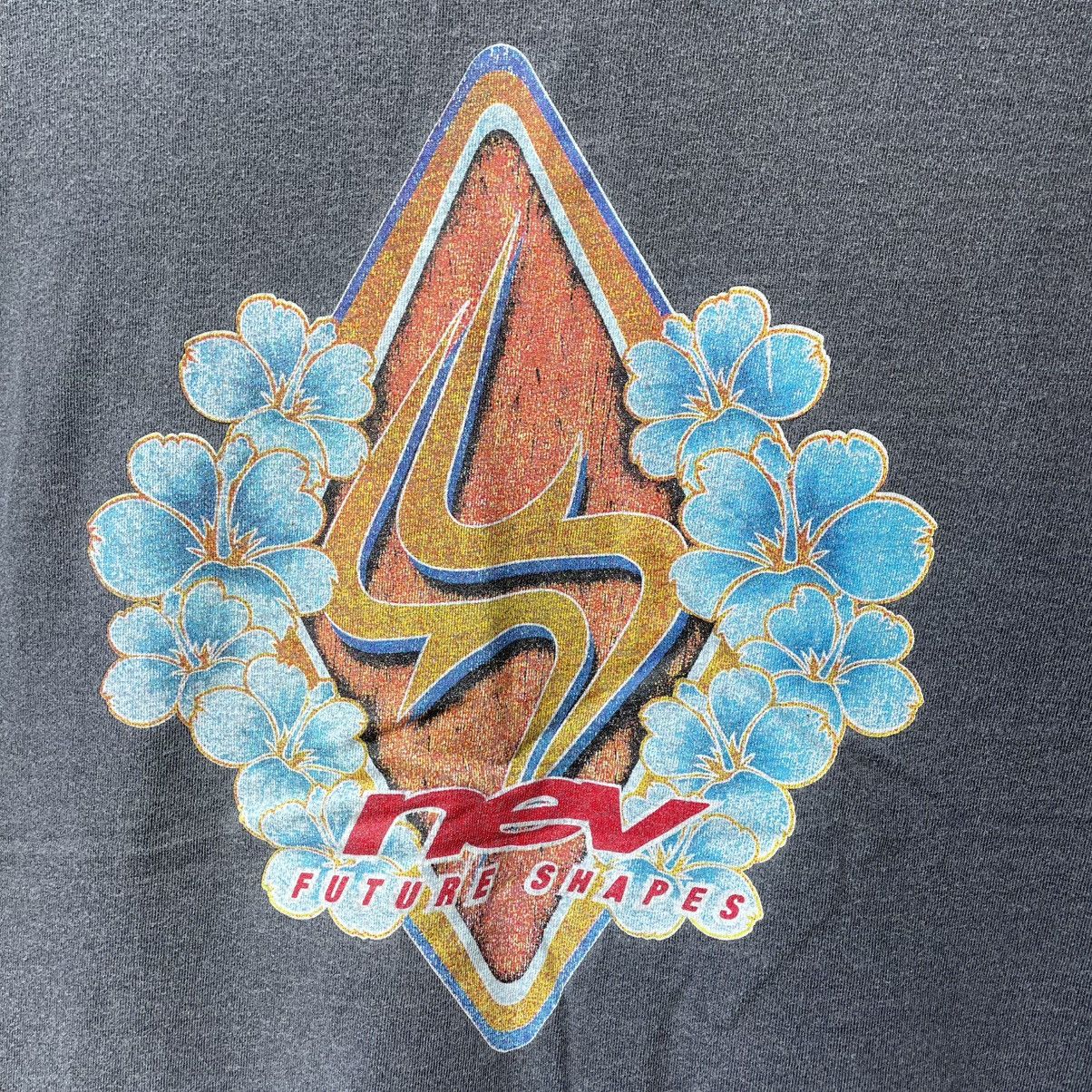 Other 🔥Vintage 90s NEV Surfboard Hawaii Design Big Logo Tee Size US M / EU 48-50 / 2 - 6 Thumbnail