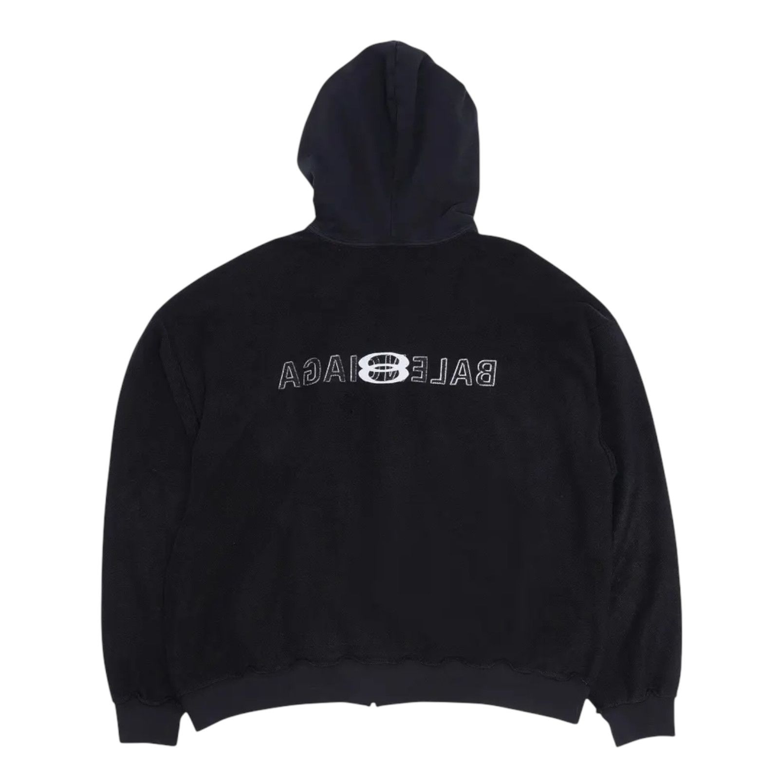 Balenciaga Balenciaga SS24 “Inside Out” Zip Up Hoodie Size US S / EU 44-46 / 1 - 2 Thumbnail