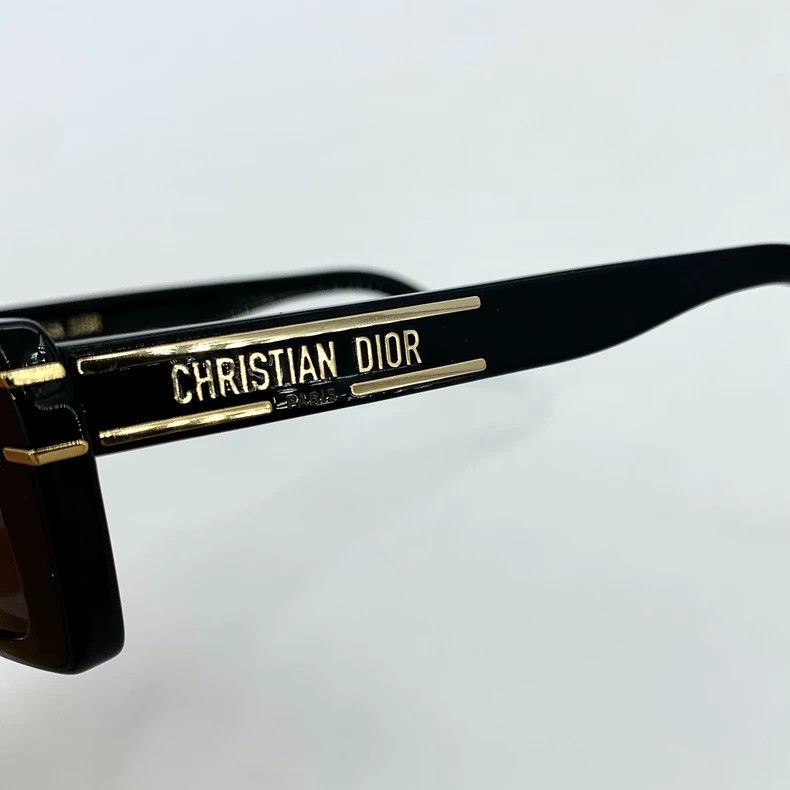 Dior Dior Size 54Black logo gold square frame sunglasses size Size ONE SIZE - 6 Thumbnail