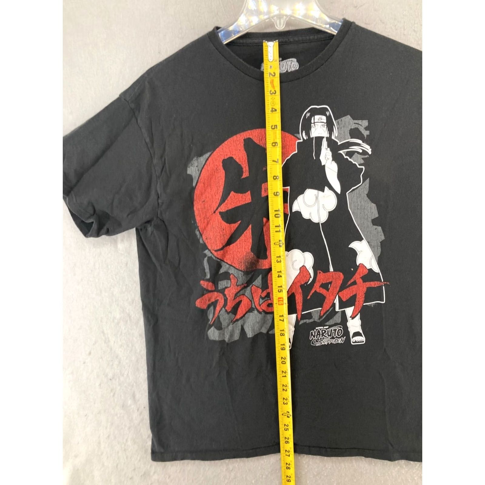 Ripple Junction Ripple Junction Naruto Shippuden Mens TShirt Large Black Anime Graphic Print Crew Neck Cotton Jersey Shirt Men L Black 90s Theme Naruto Mens Shirt Size US L / EU 52-54 / 3 - 3 Thumbnail