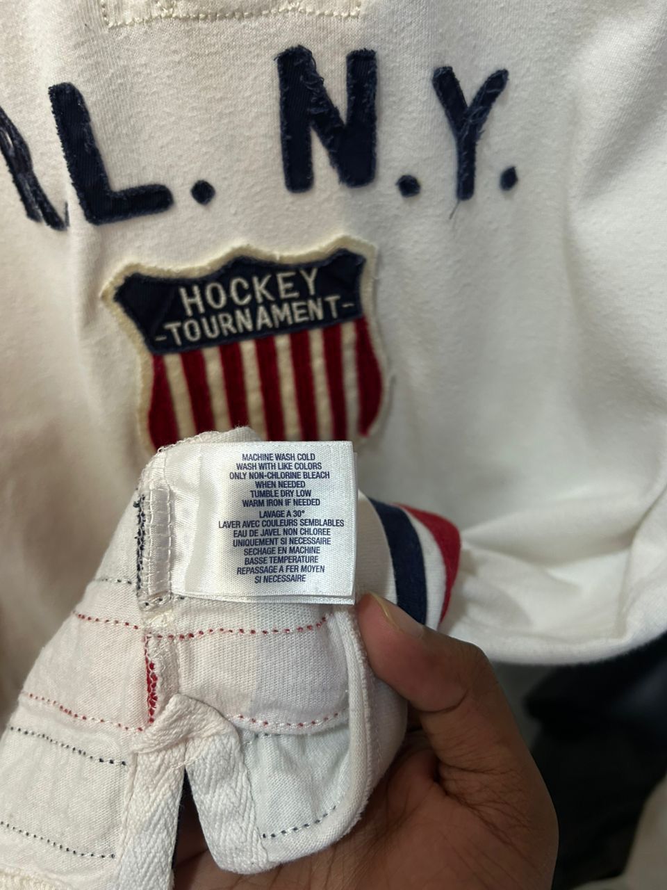 Polo Ralph Lauren 1934 Olympic Lake Placid Ralph Lauren Vintage Henley Hockey Size US L / EU 52-54 / 3 - 6 Thumbnail