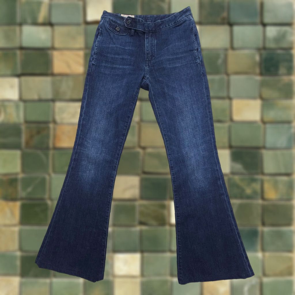 Polo Ralph Lauren Polo Ralph Lauren Jeans Flared 90s Bohemian Festival Denim Dark Wash 30 Inseam Womens Size 26 Mid Rise Bell Bottom Size 26" / US 2 / IT 38 - 1 Thumbnail
