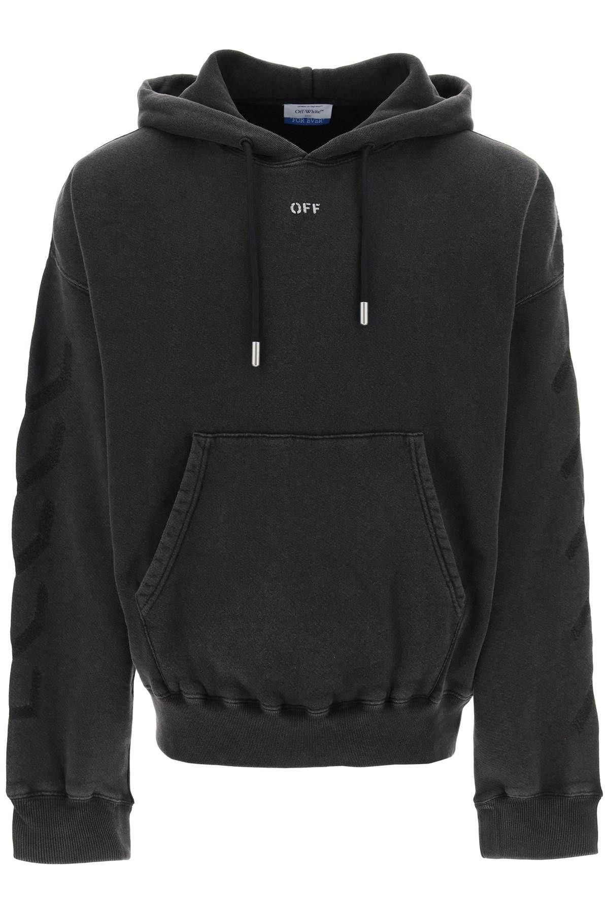 image of Off White Off-White S. Matthew Hoodie Size S For Men in Grey