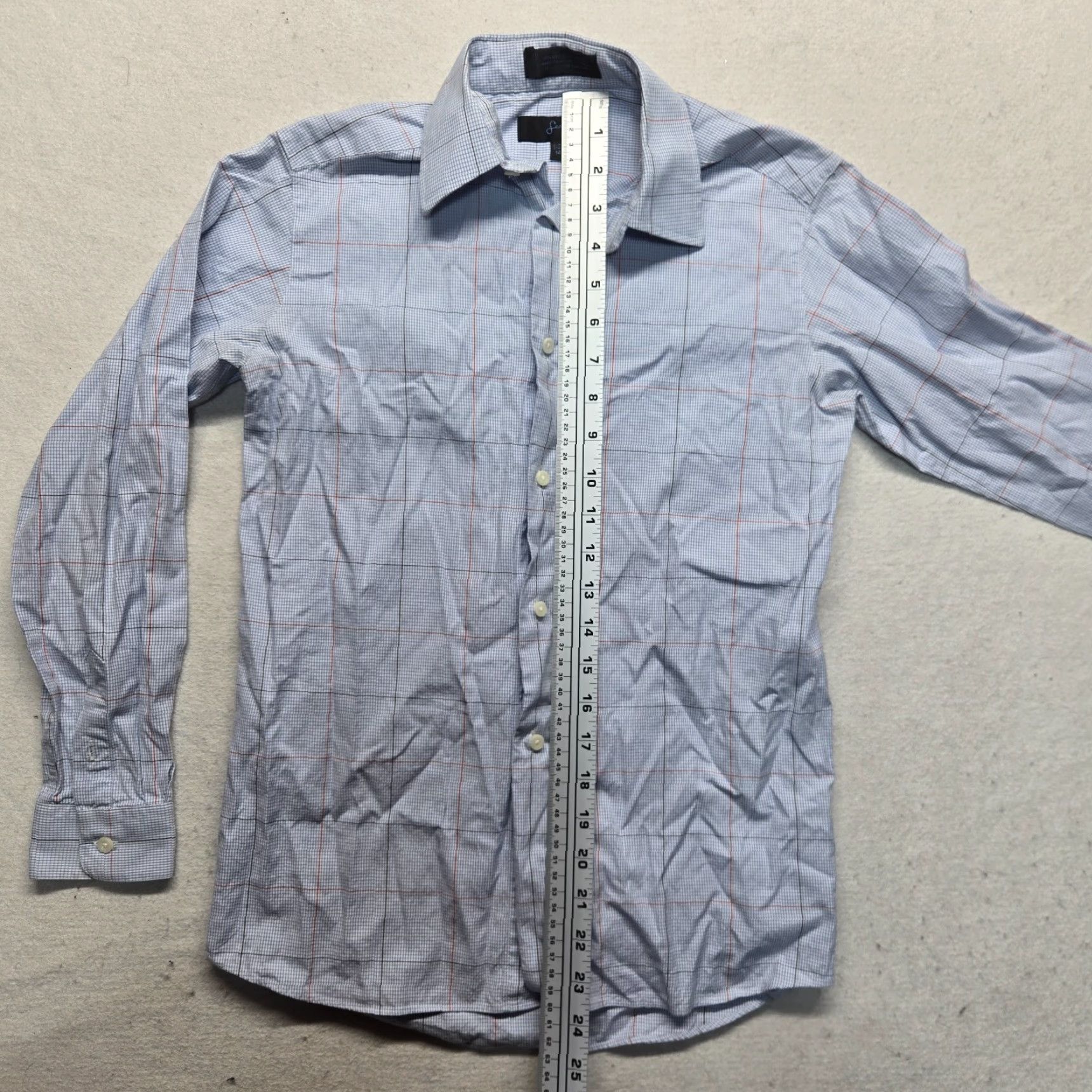 Sean John VINTAGE Sean John Collection New York Shirt Adult Male Size 14 Blue Check Short Sleeve Button-Down Casual Mens Size US S / EU 44-46 / 1 - 6 Thumbnail