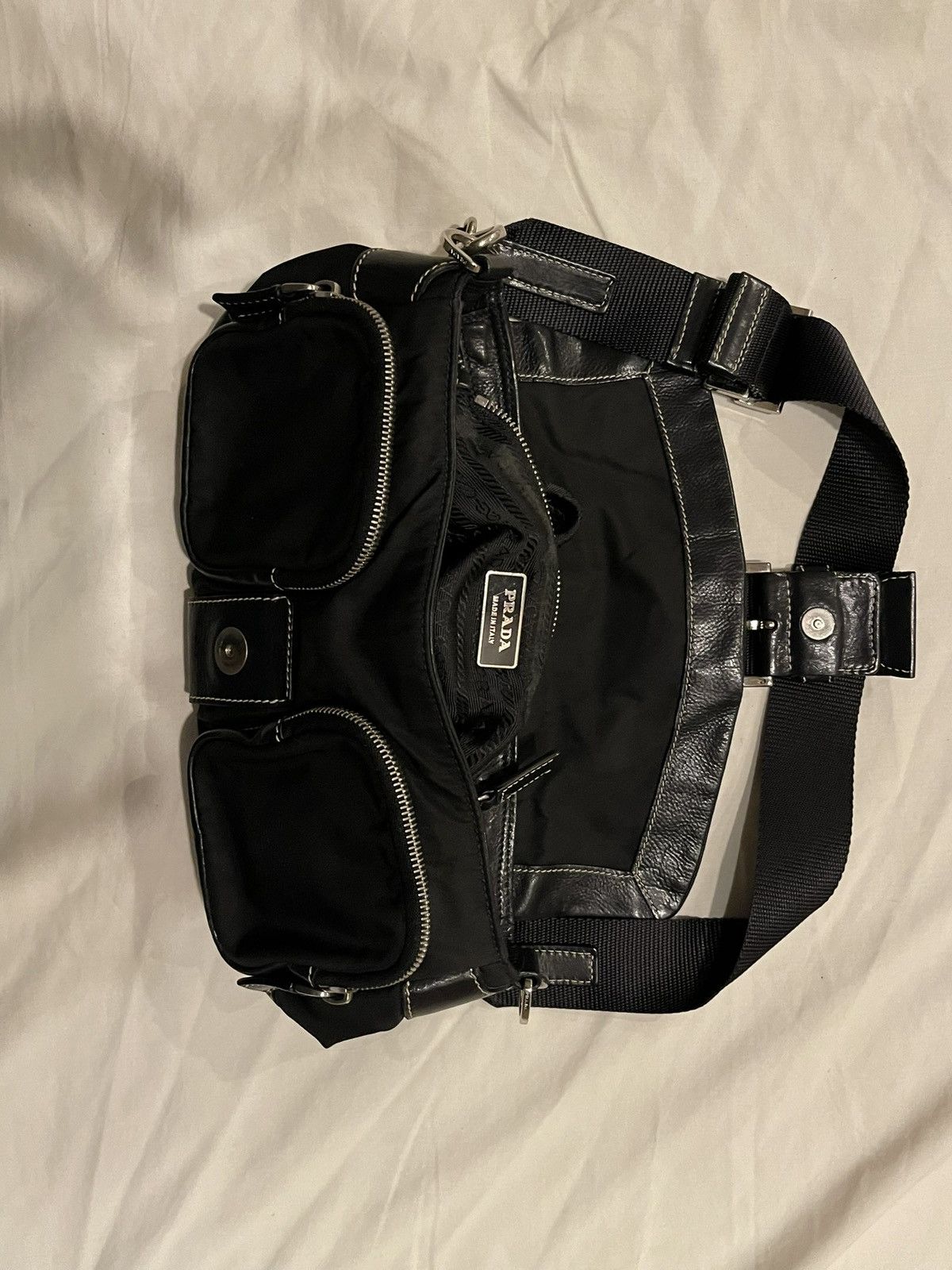 Prada Prada Tessuto Nylon Buckle Baguette Size ONE SIZE - 20 Thumbnail