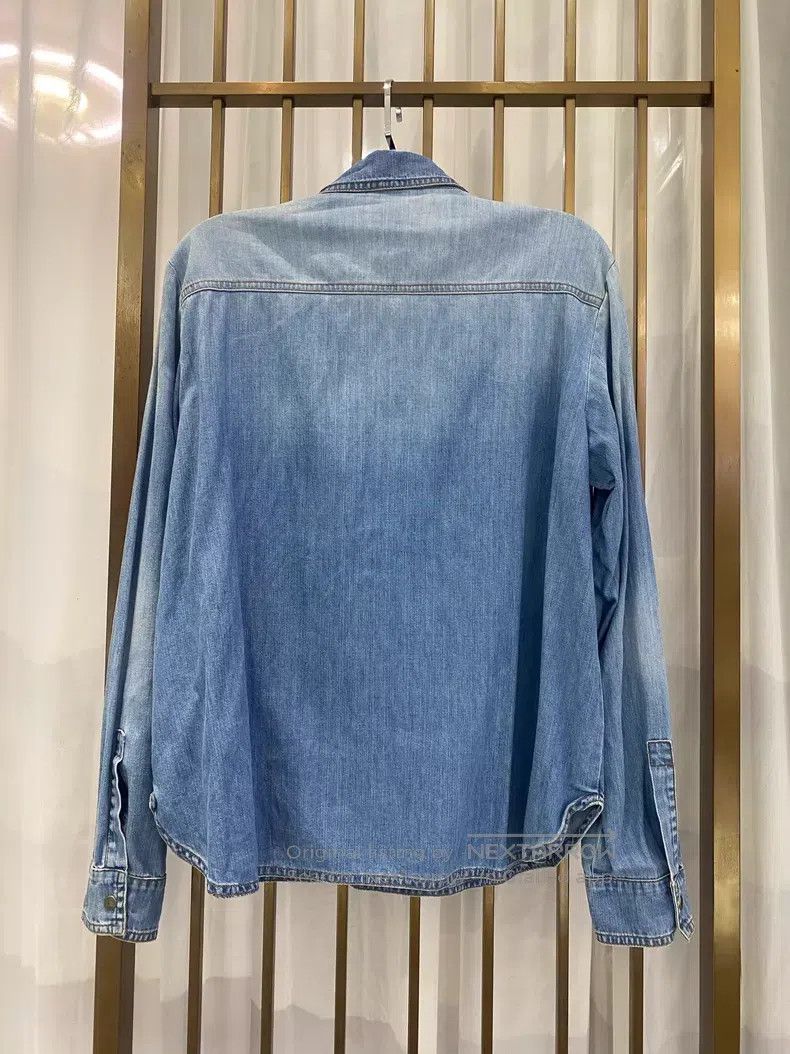 Valentino Valentino Denim long-sleeved shirt Size S / US 4 / IT 40 - 2 Thumbnail